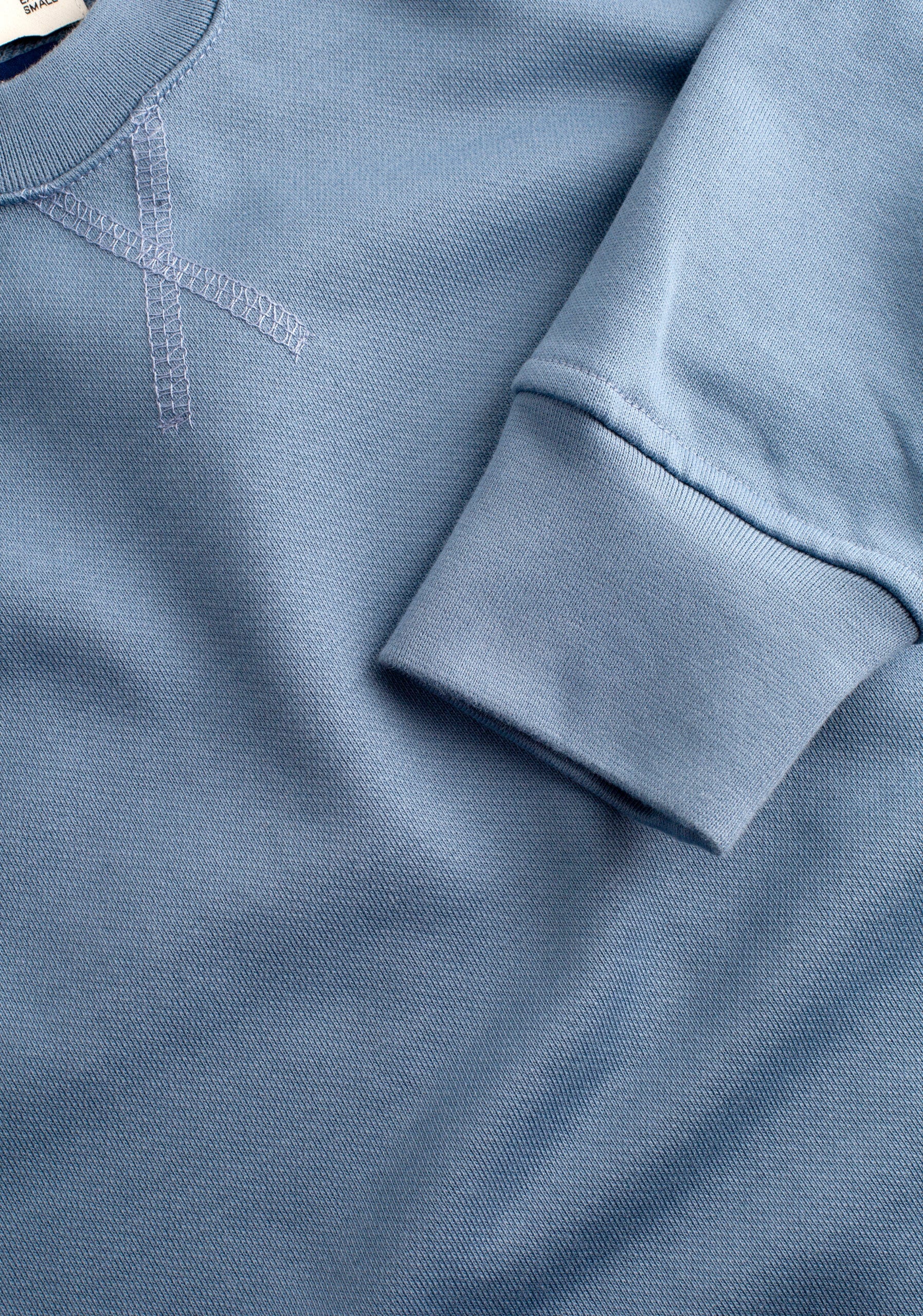 Buzo H Crew Neck Unicolor Azul Claro - imagen 2