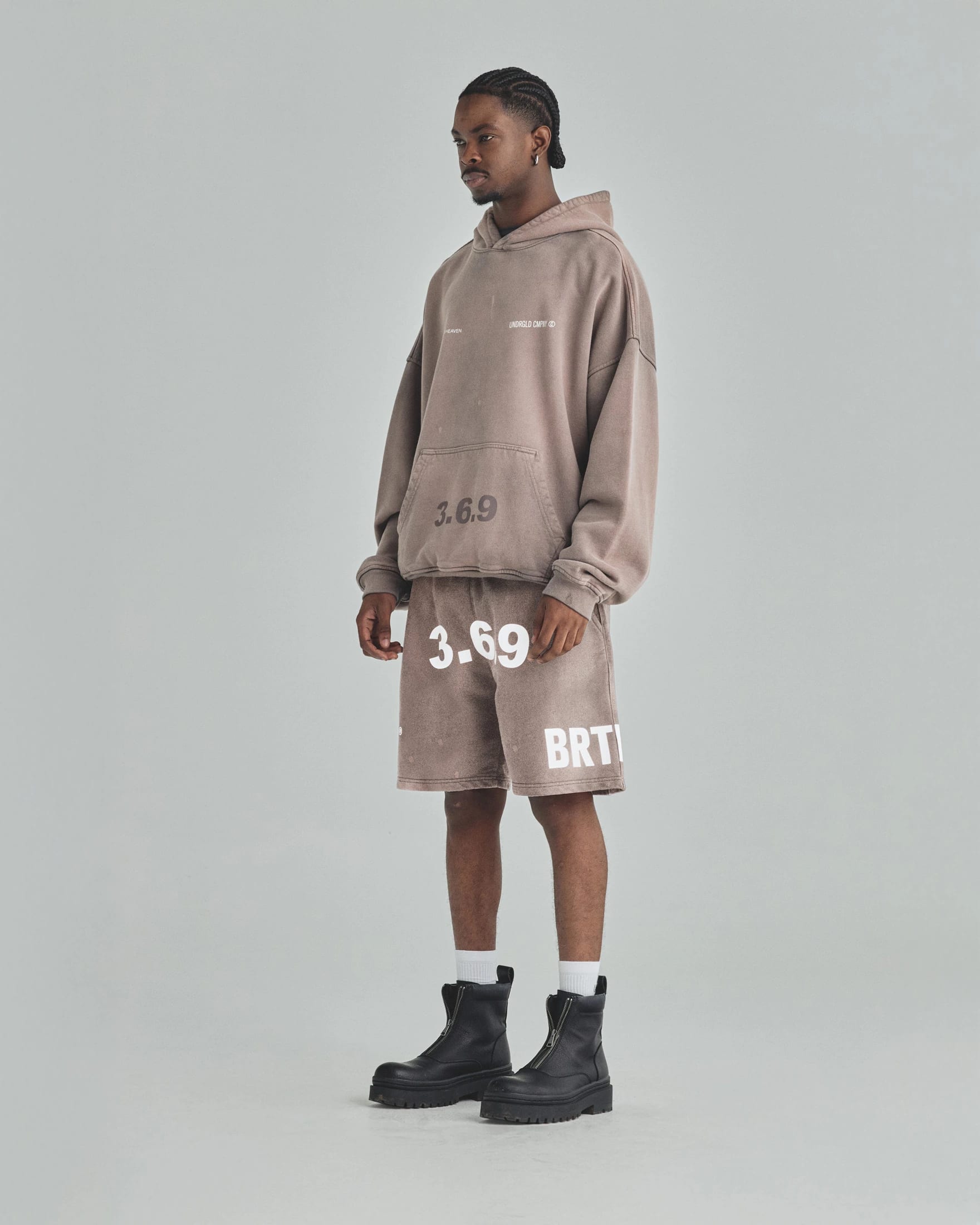 Spring 3.6.9 Biased Shorts Vintage Gray - imagen 4