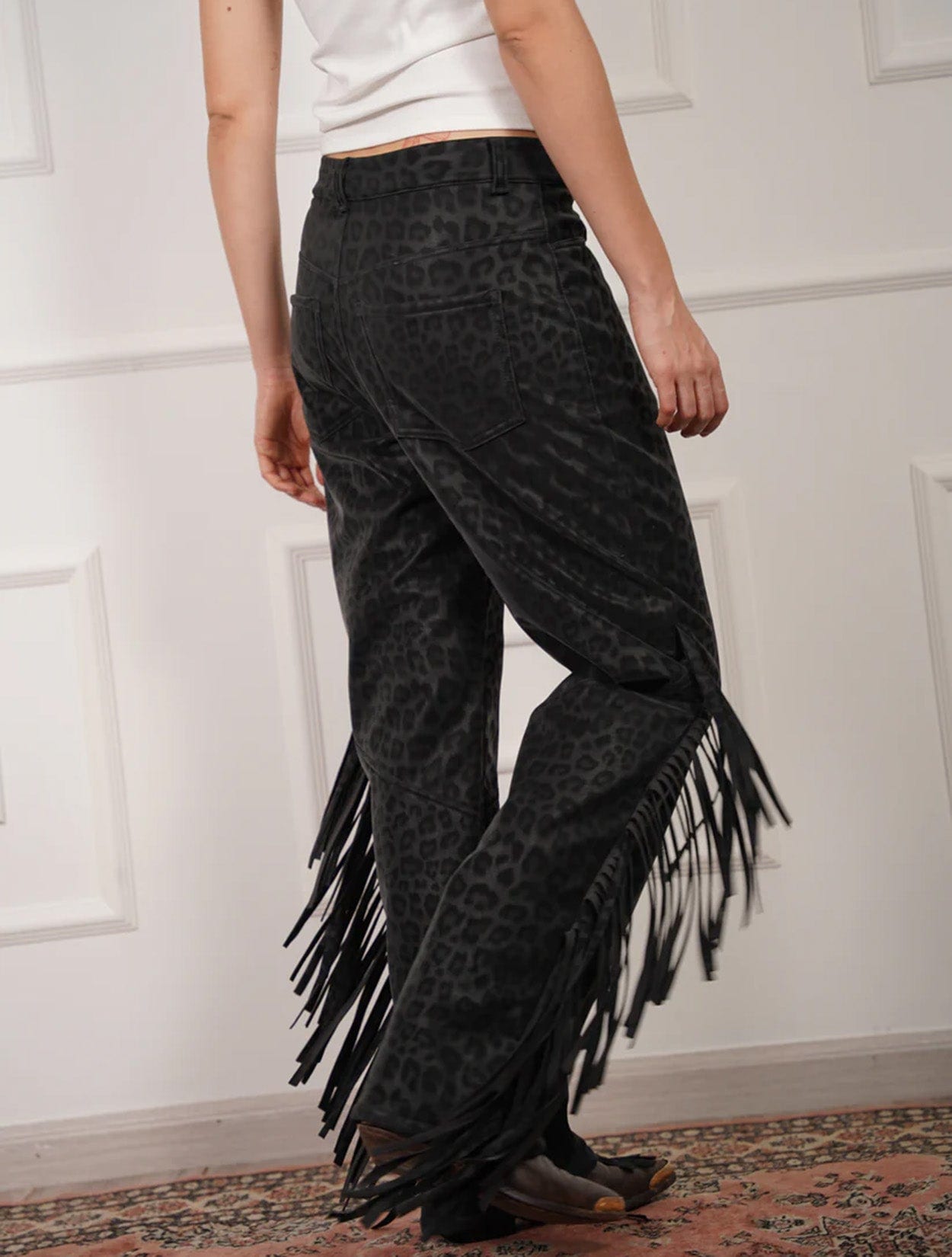 JEAN FRINGED PANTHER - imagen 3