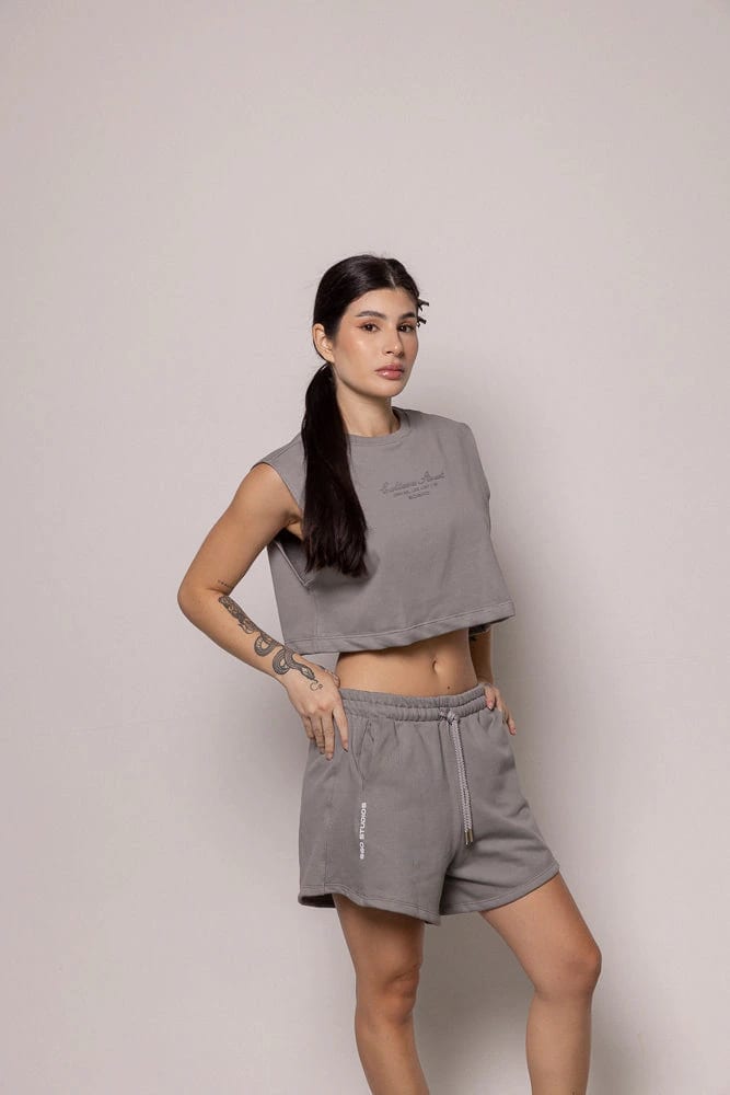 Short 8727 Sgo Dama-Gris - imagen 3