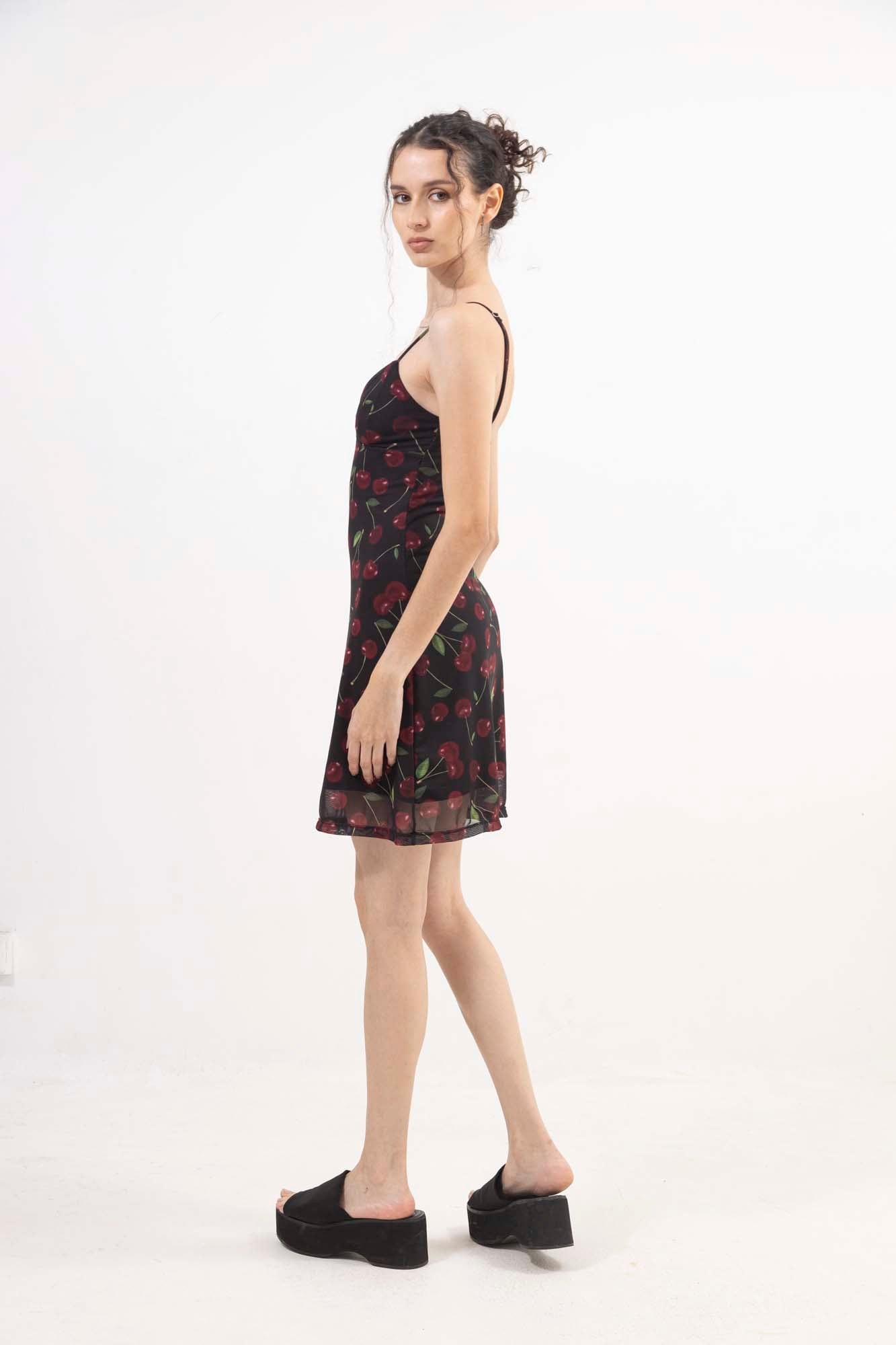 CHERRY MESH DRESS - imagen 14