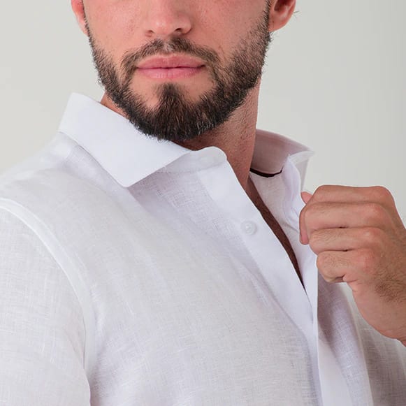 CAMISA MC 100% LINO HOMBRE - imagen 6
