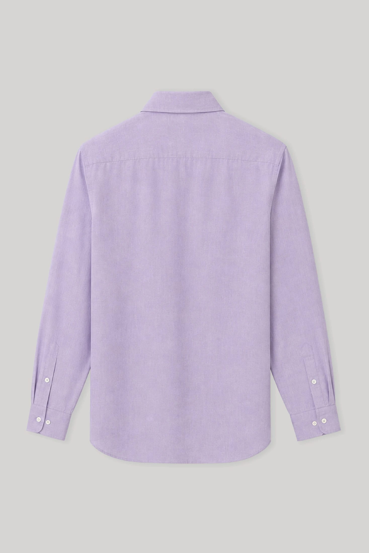 Men's linen shirt lavander fog - imagen 6