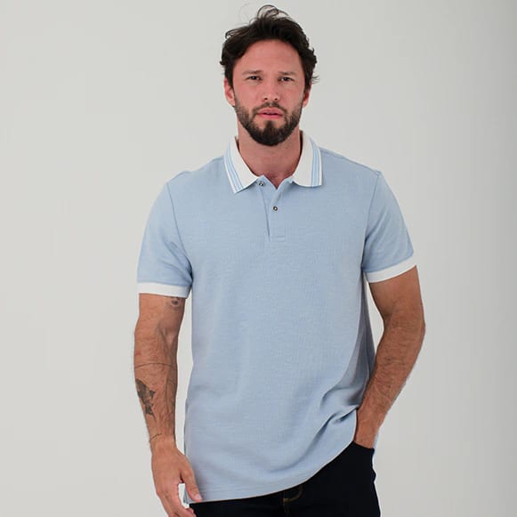 SUETER TIPO POLO MODA HOMBRE - imagen 1