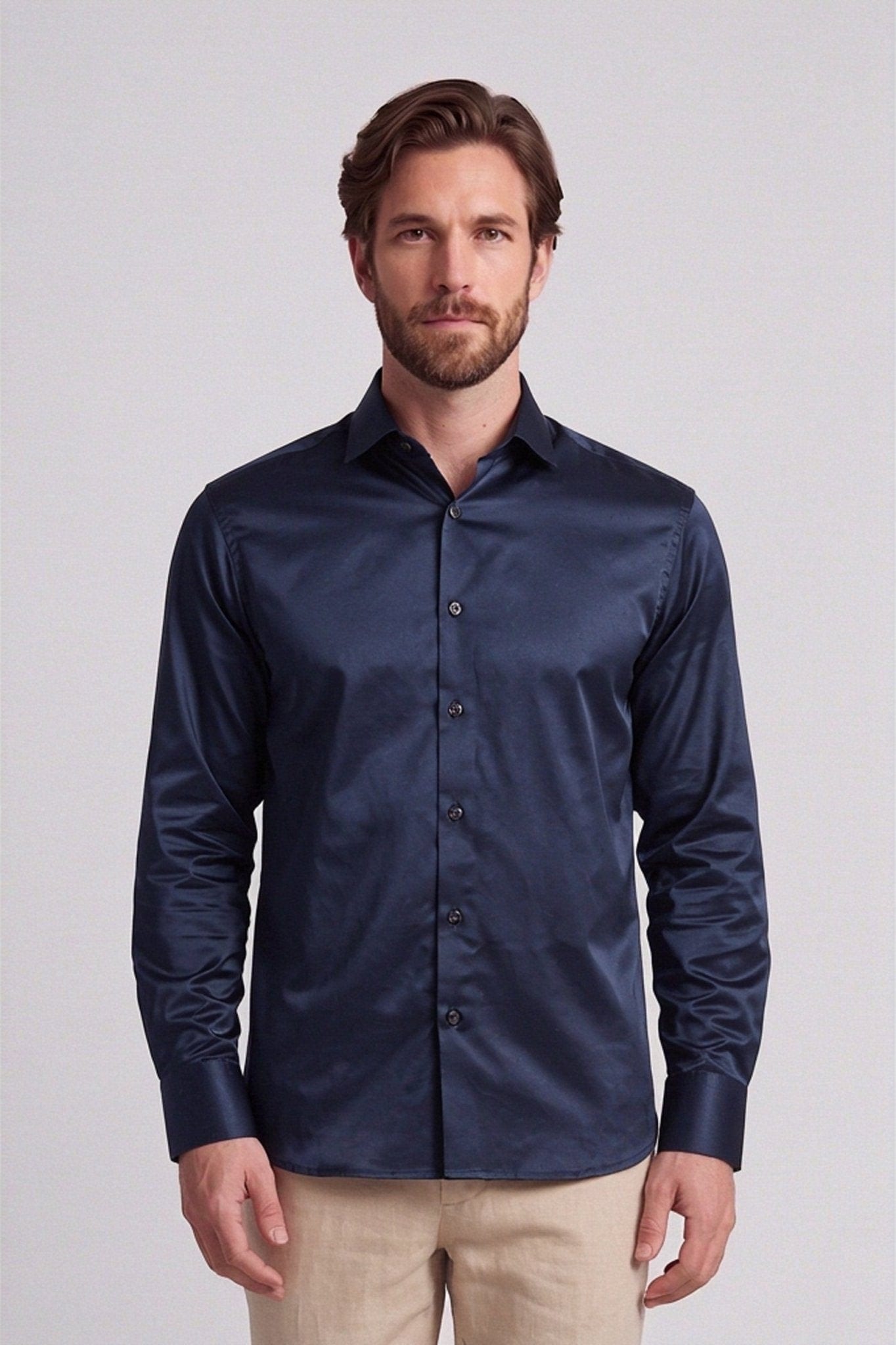 Camisa manga larga para hombre Jon Sonen 020224065 - imagen 7
