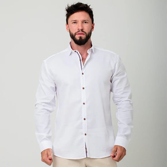 CAMISA ML 100% ALGODON HOMBRE - imagen 105