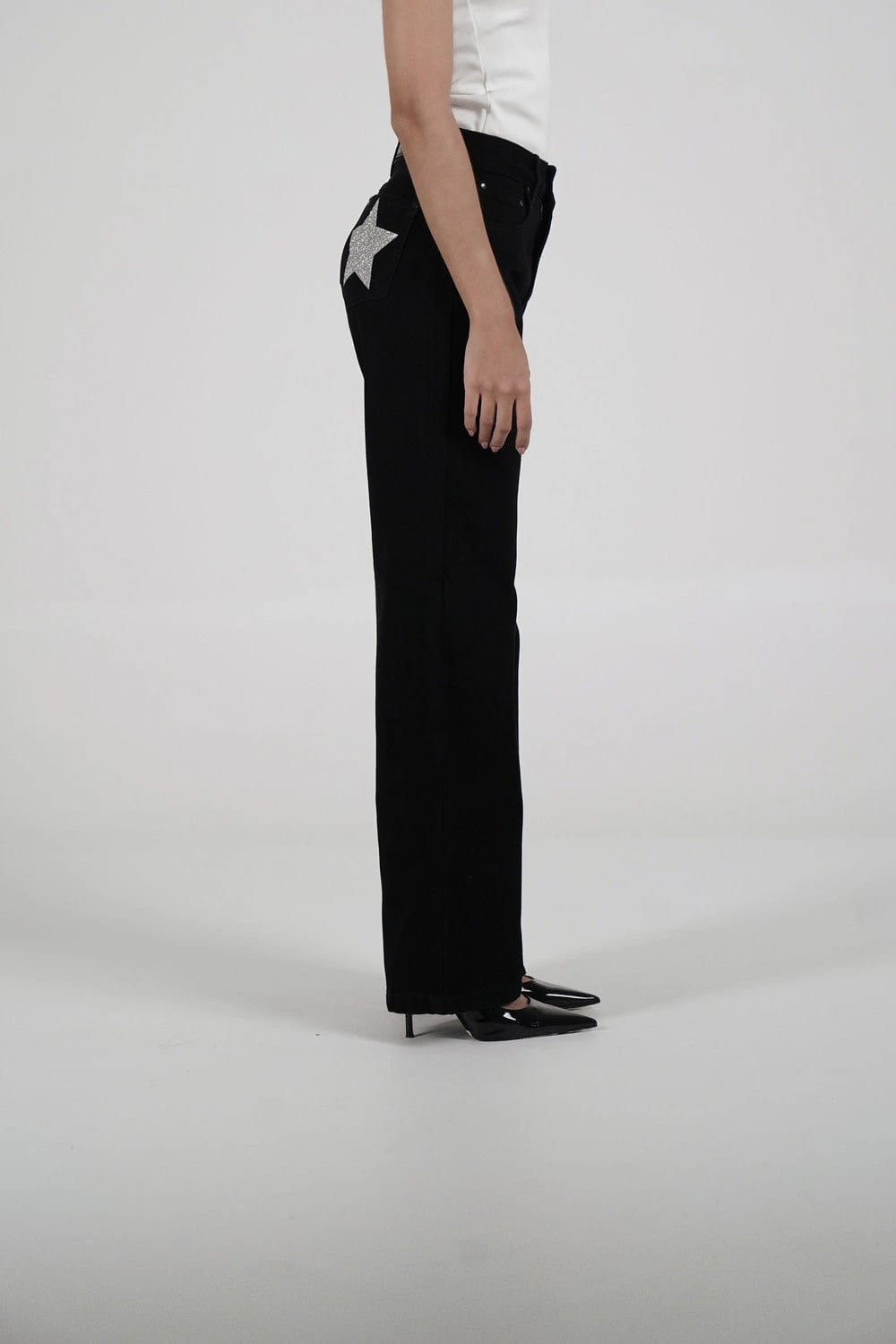 Double Black Star Jeans (Silver) - imagen 5