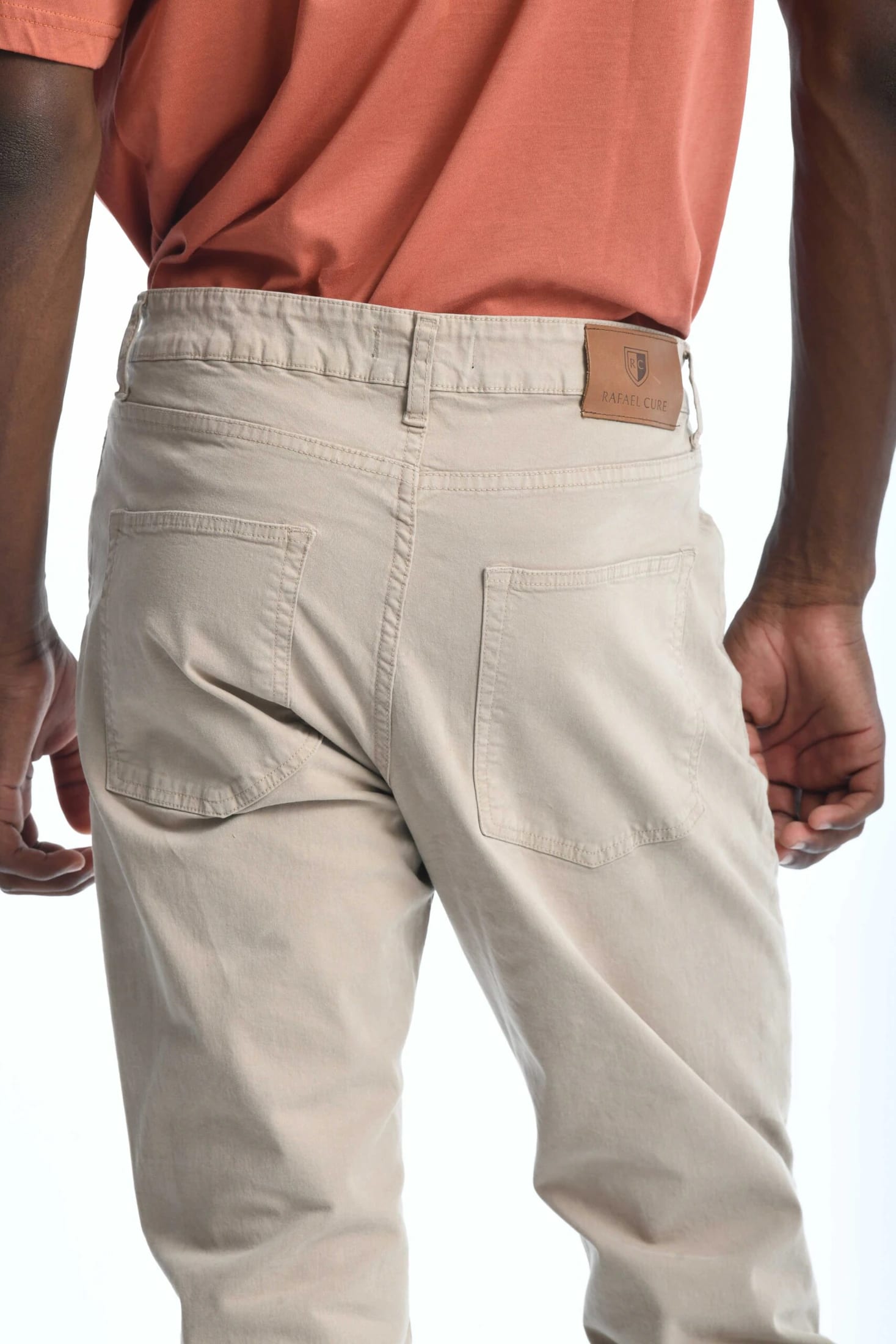 Pantalón Classic Dril 5 Bolsillos Beige - imagen 6