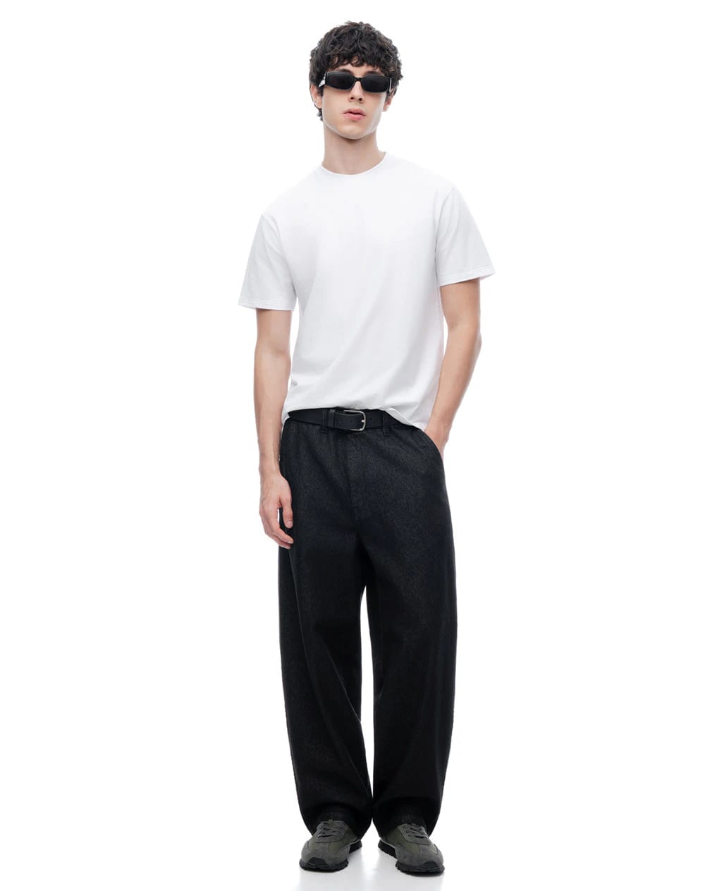 Camiseta manga corta regular blanco hombre - imagen 5