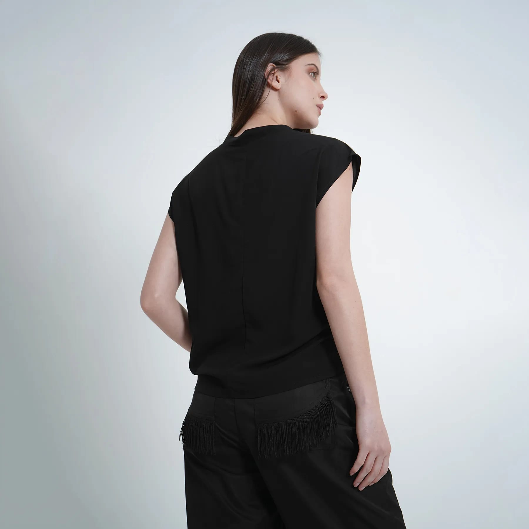 Blusa Cuello Neru Manga Sisa - imagen 5