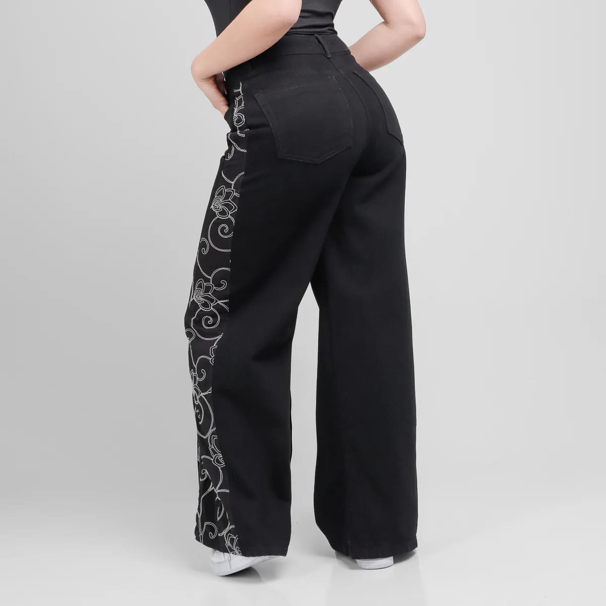 Jean Axspen Wide Leg Ax-2968 Negro - imagen 3