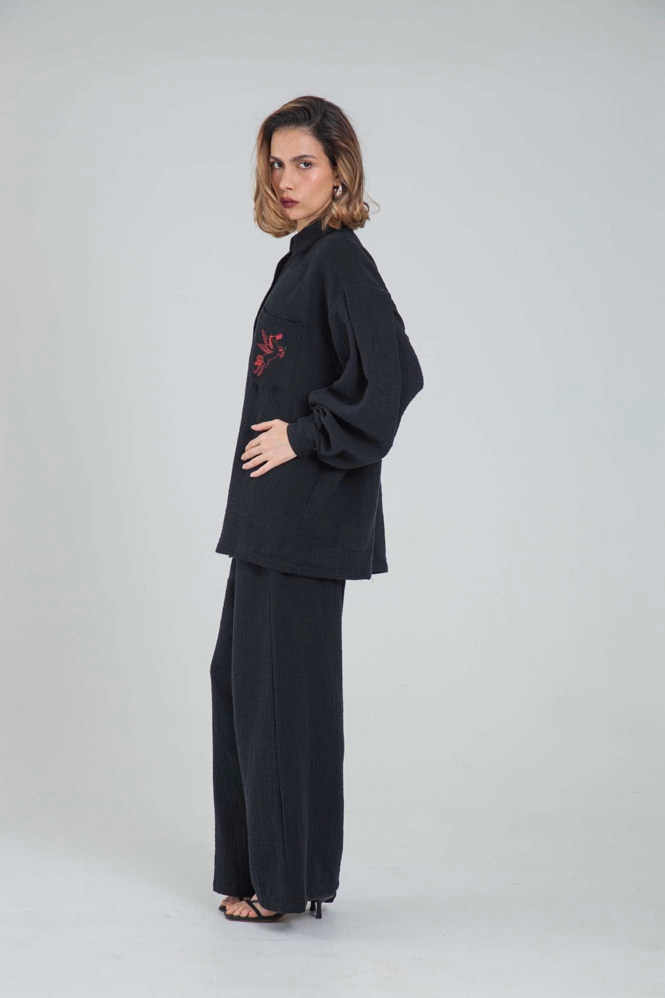 PEGASUS BLACK SHIRT - imagen 6