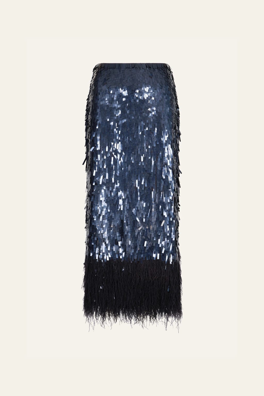 Visually Engaging Skirt in Midnight Blue - imagen 1