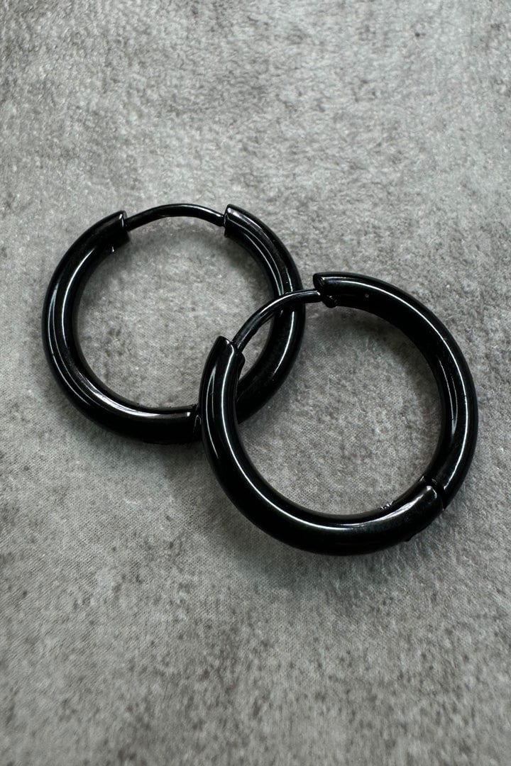 Candongas acero negras - imagen 1