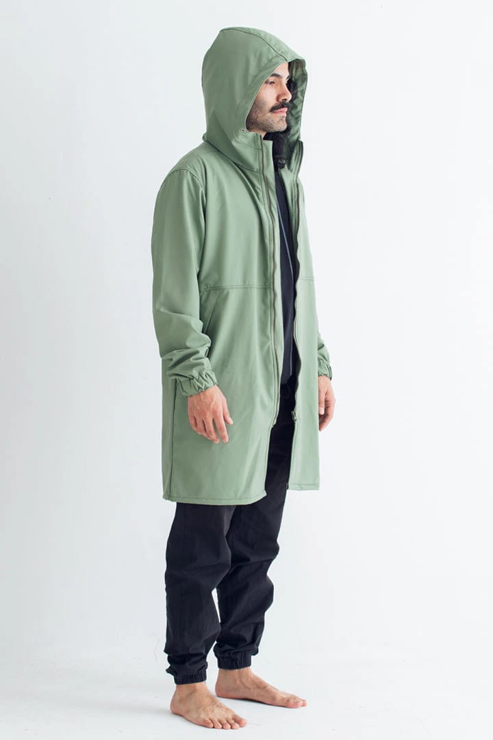 Chaqueta para lluvia verde - imagen 3