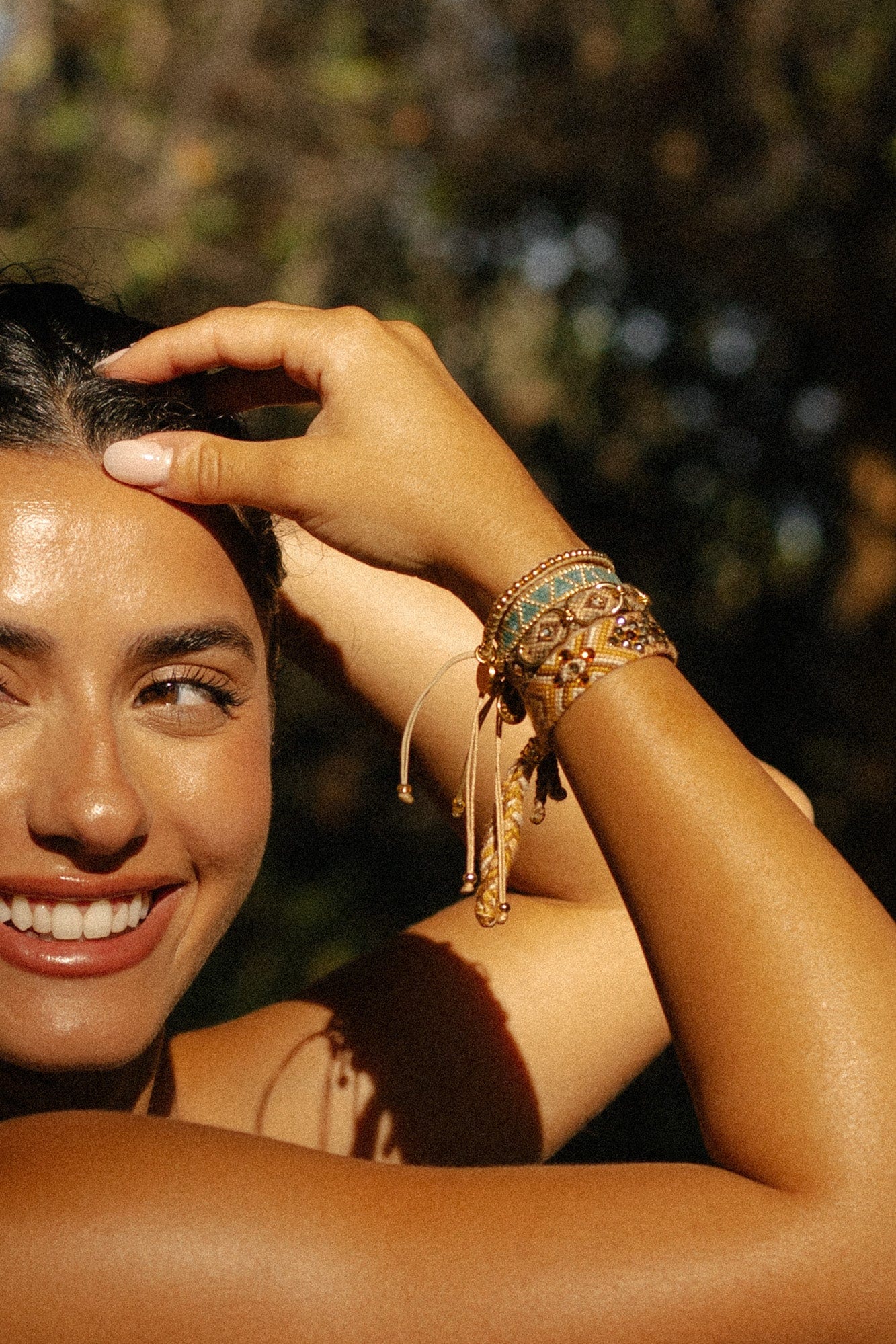 Free Spirit Hoops Bracelet  | Camel - imagen 3