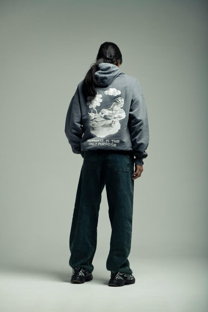HOODIE CLAY GRIS - imagen 3