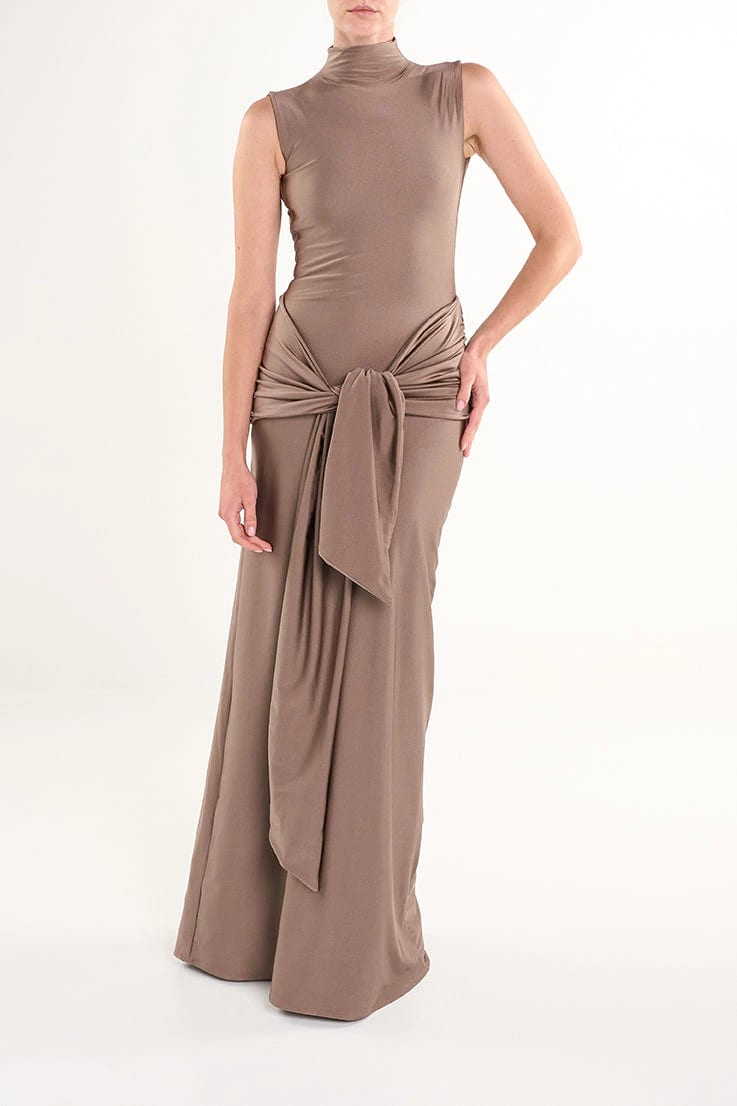 SEPPIA ASIL LONG DRESS - imagen 1