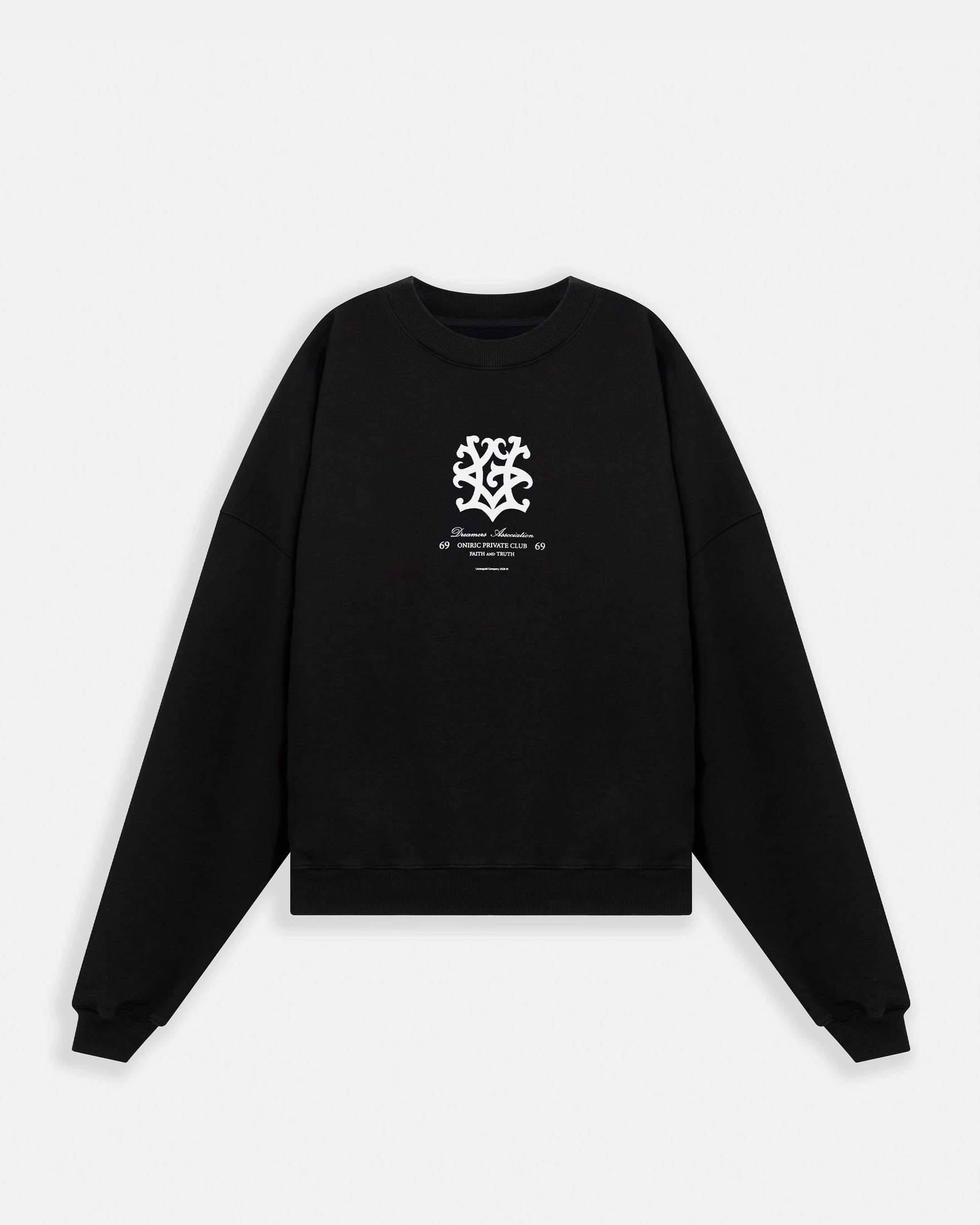 Line UG Monogram Boxy Fit Crewneck Black - imagen 3