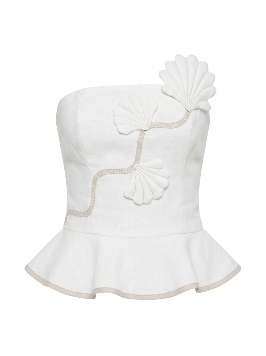 VAIANA TOP IVORY - imagen 1