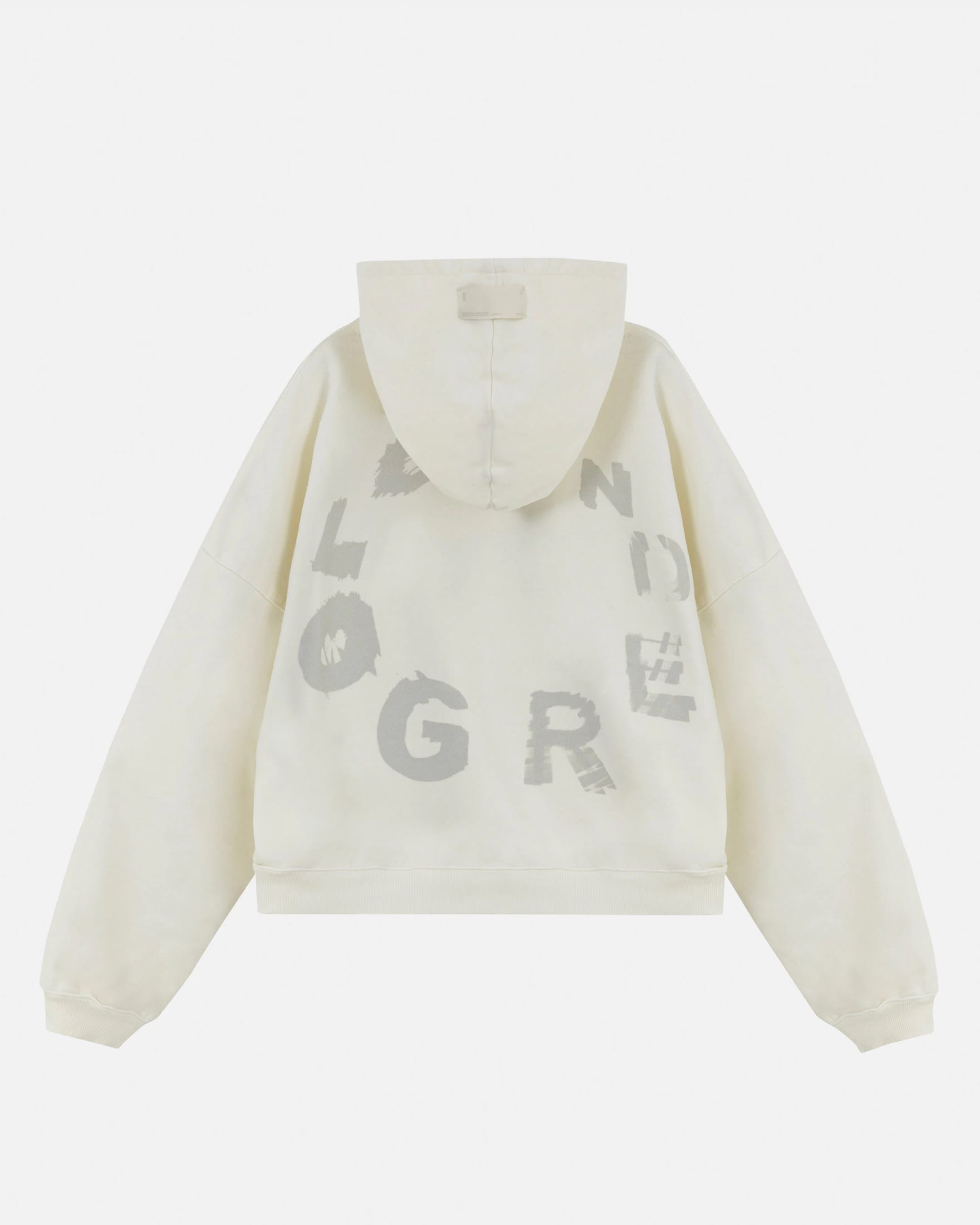 Echoes Tremor Boxy Fit Hoodie White - imagen 3