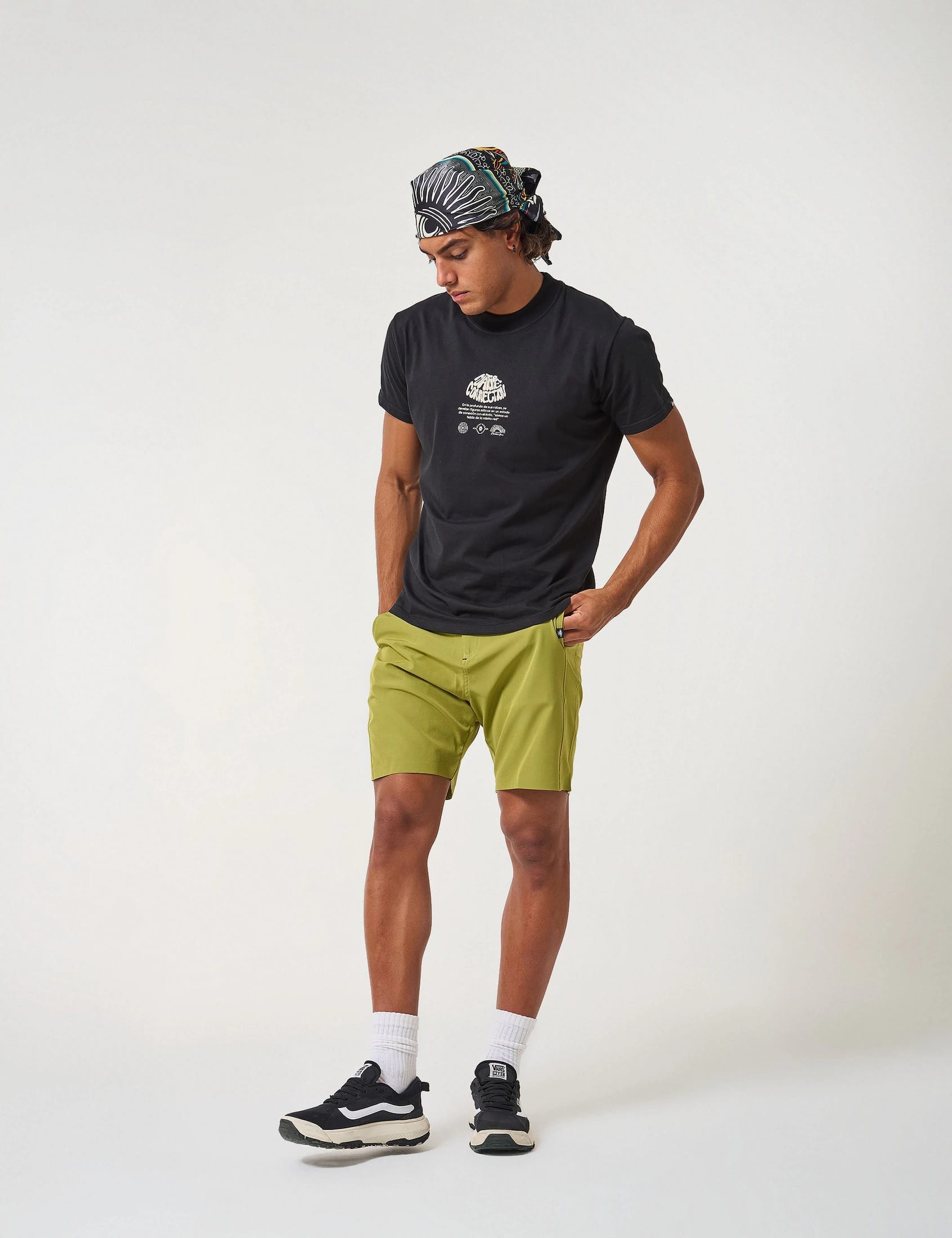 Camiseta Regular Fit Natural Conexion negro Hombre - imagen 12