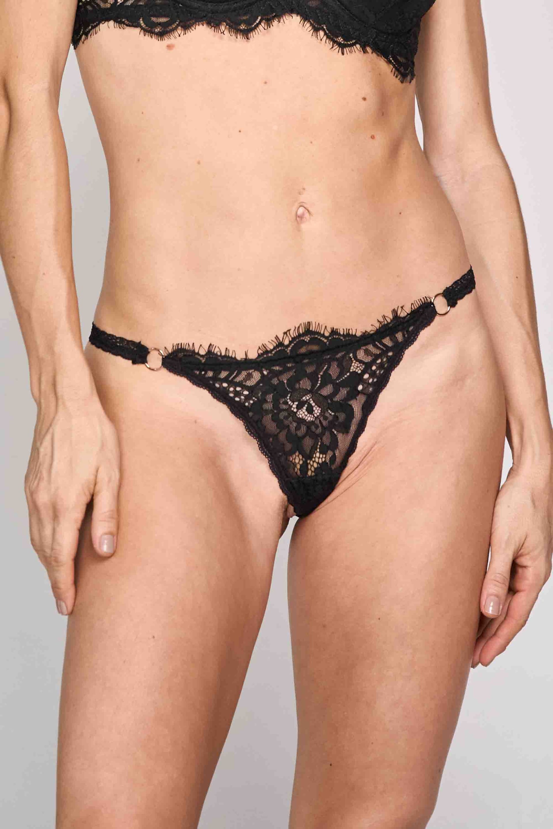 BRASILERA HILO SEXY ELLIPSE NEGRO - imagen 2