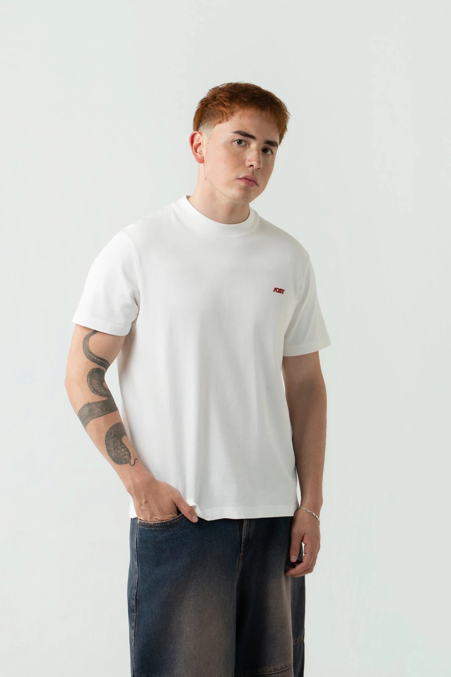 CAMISETA MANGA LARGA COLOR IVORY - imagen 2