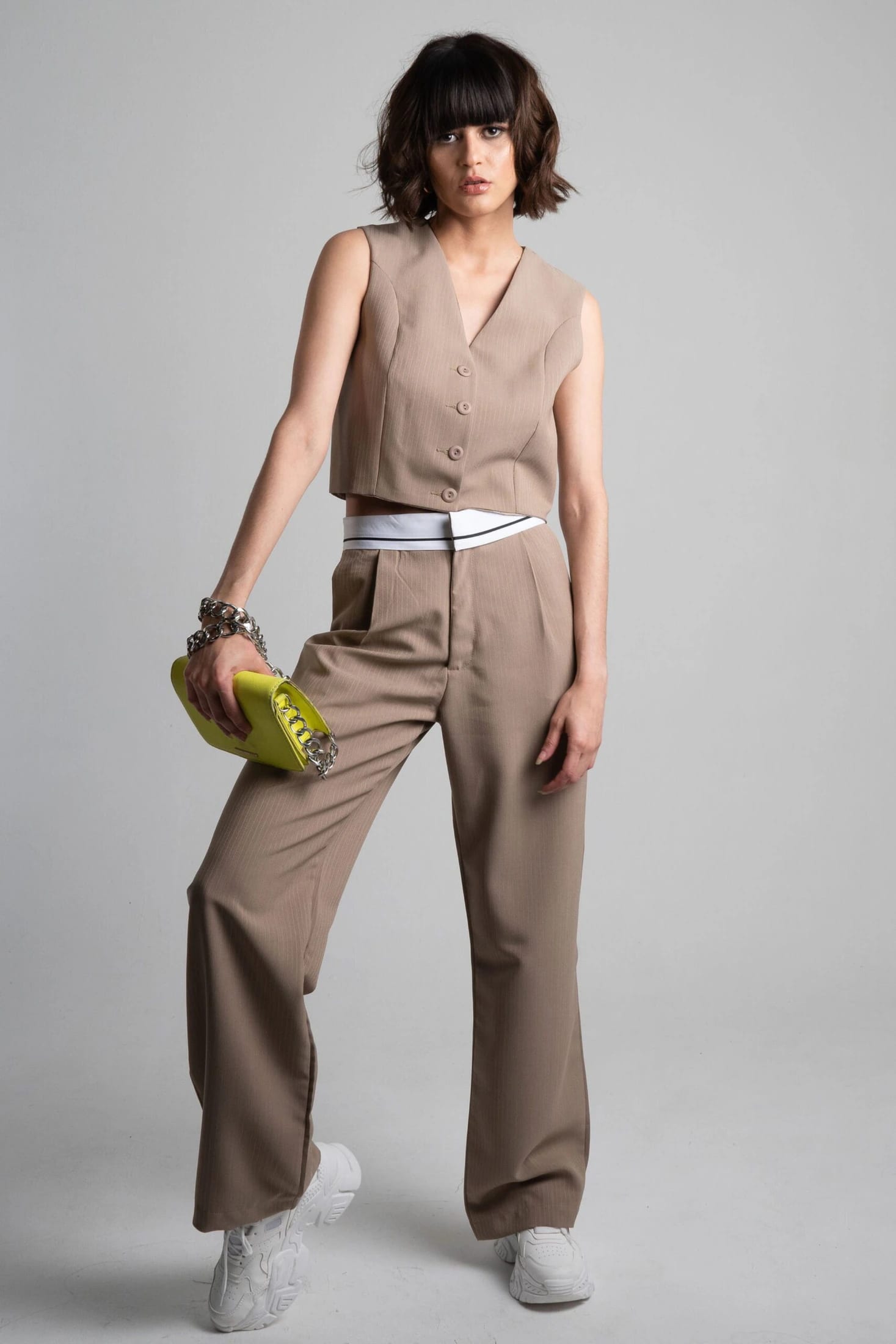 Pantalón Tayloring Camel - imagen 1