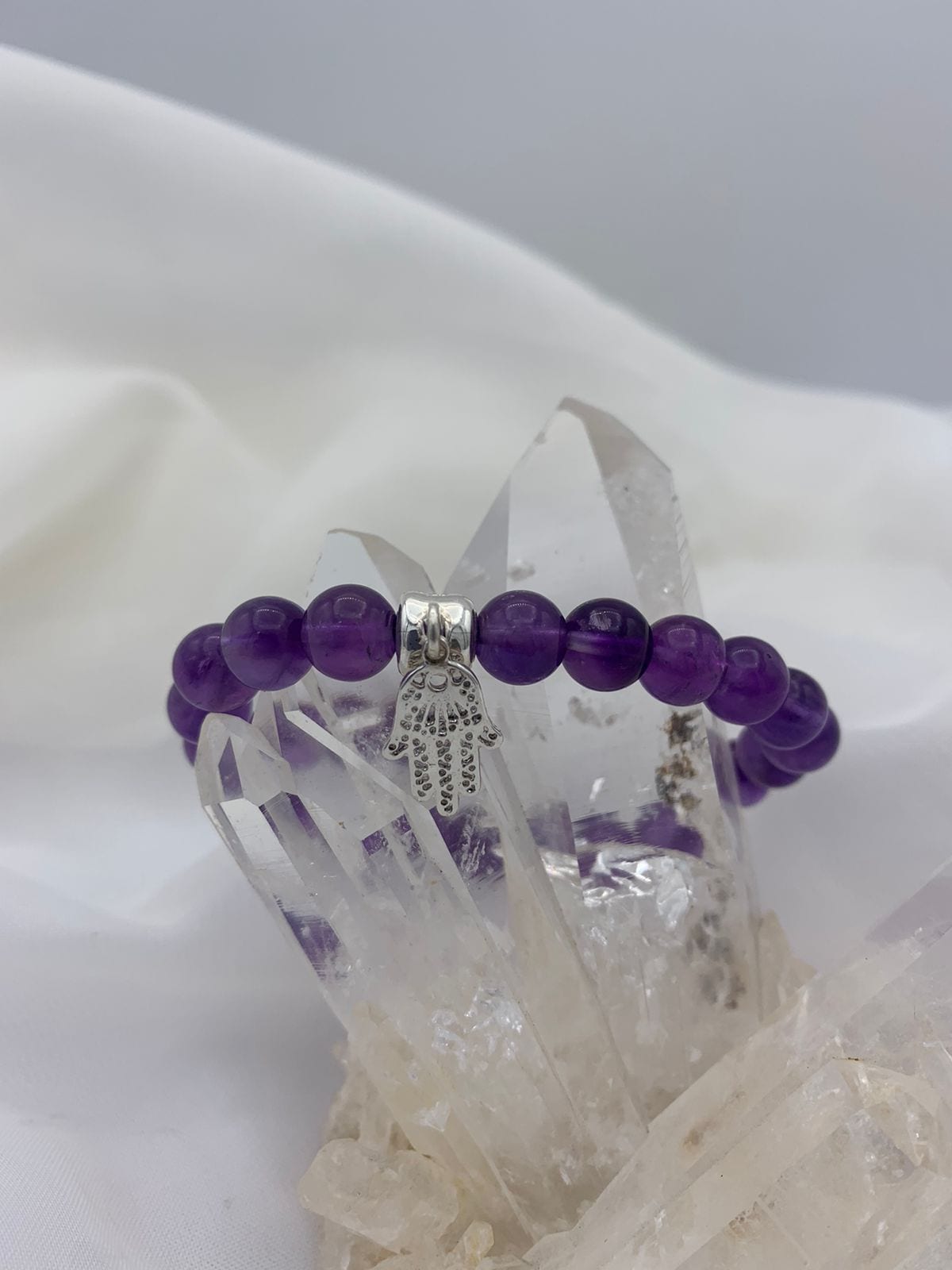 Pulsera Amatista dije Hamsa - imagen 1