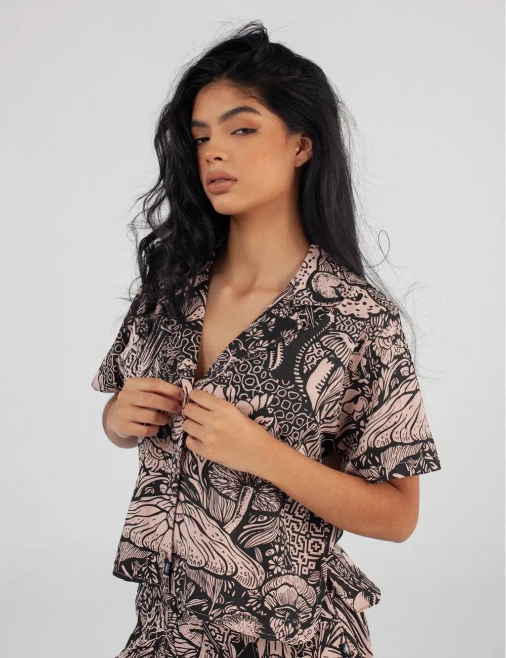 Camisa Cuello Sport manga corta Set Landsky coral Mujer - imagen 7