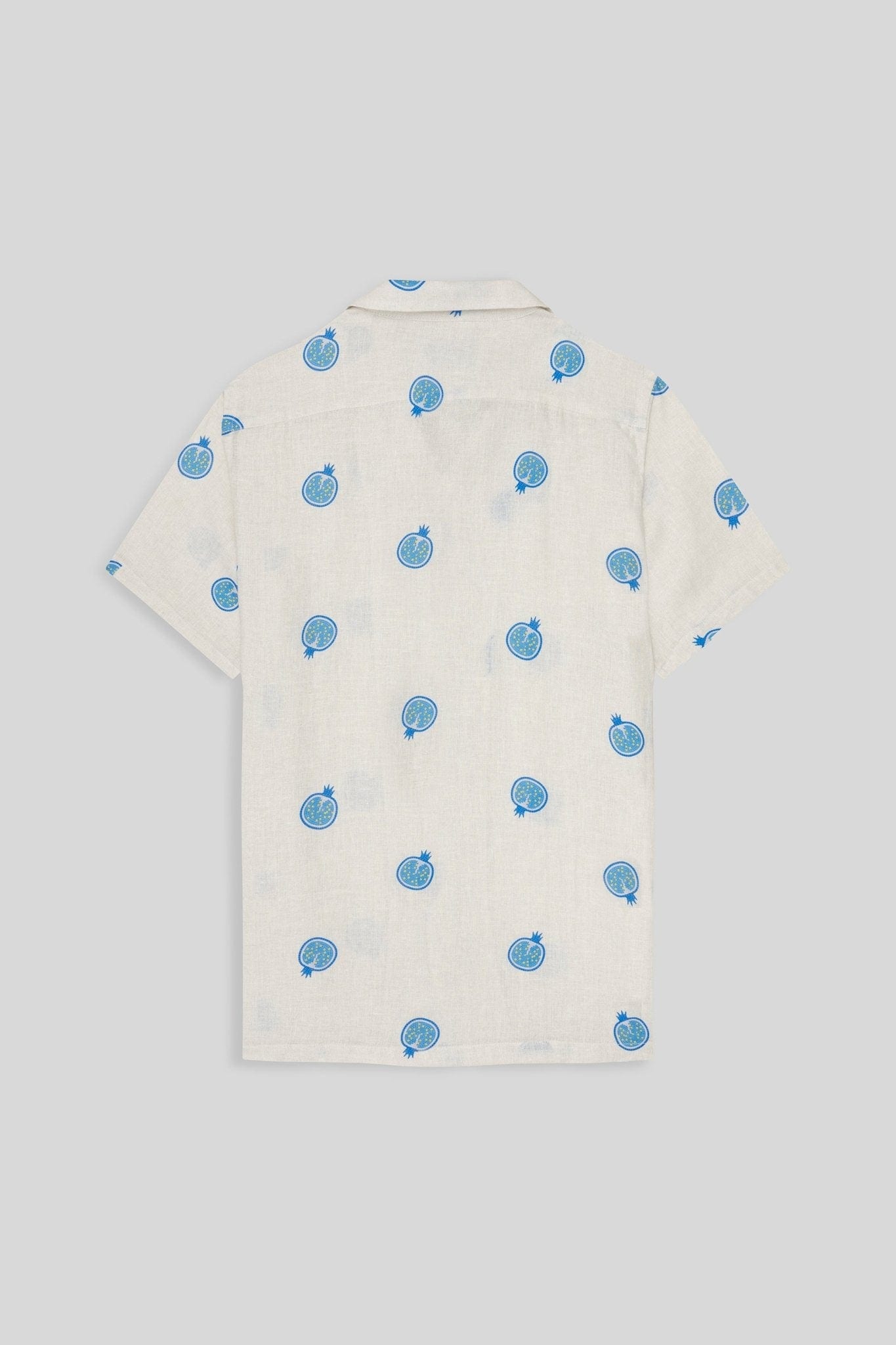 Men's bastión linen shirt white - imagen 2