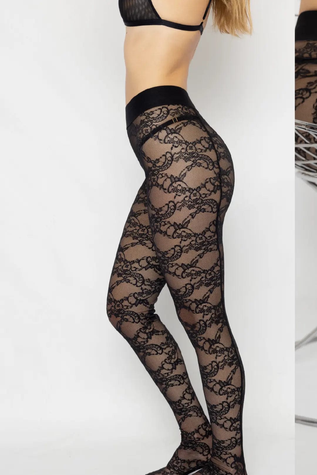 MEDIAS PANTALON NINA NEGRO - imagen 2