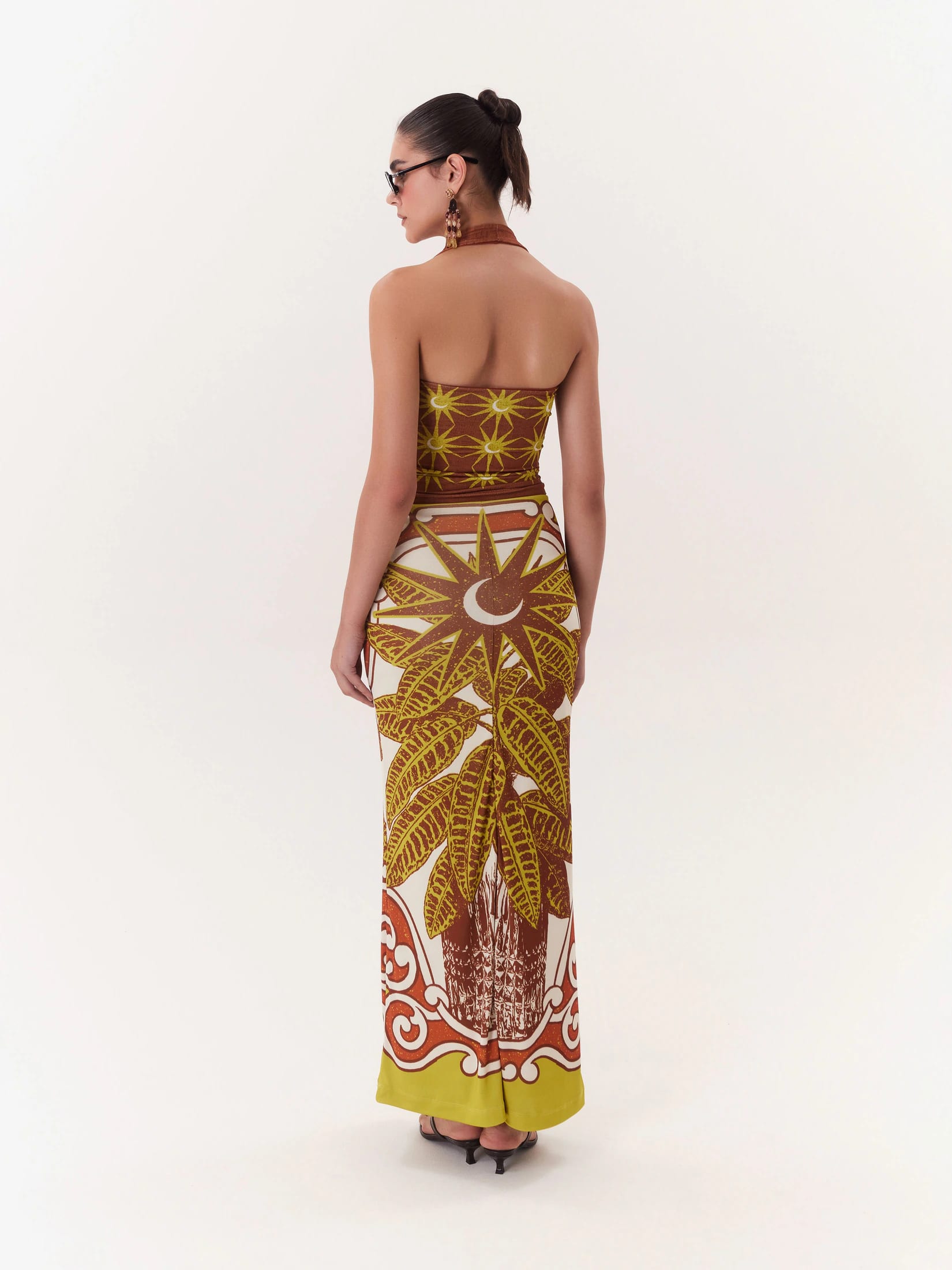 Halter Top Solar - Café - imagen 3
