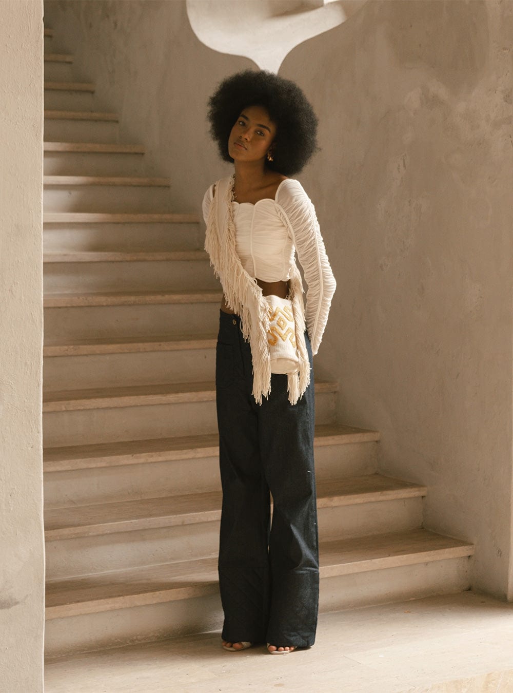 Mochila Kamsa Soul Rana Sand - imagen 5
