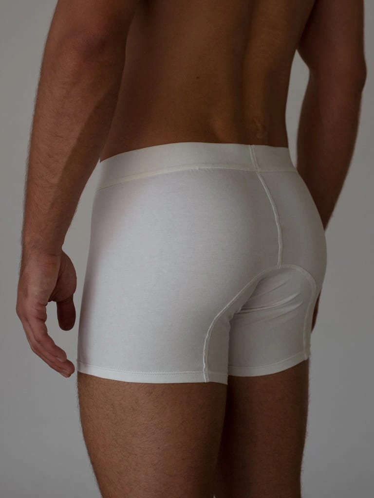 MEN CLASSIC COTTON BOXER - SOFT WHITE - imagen 13
