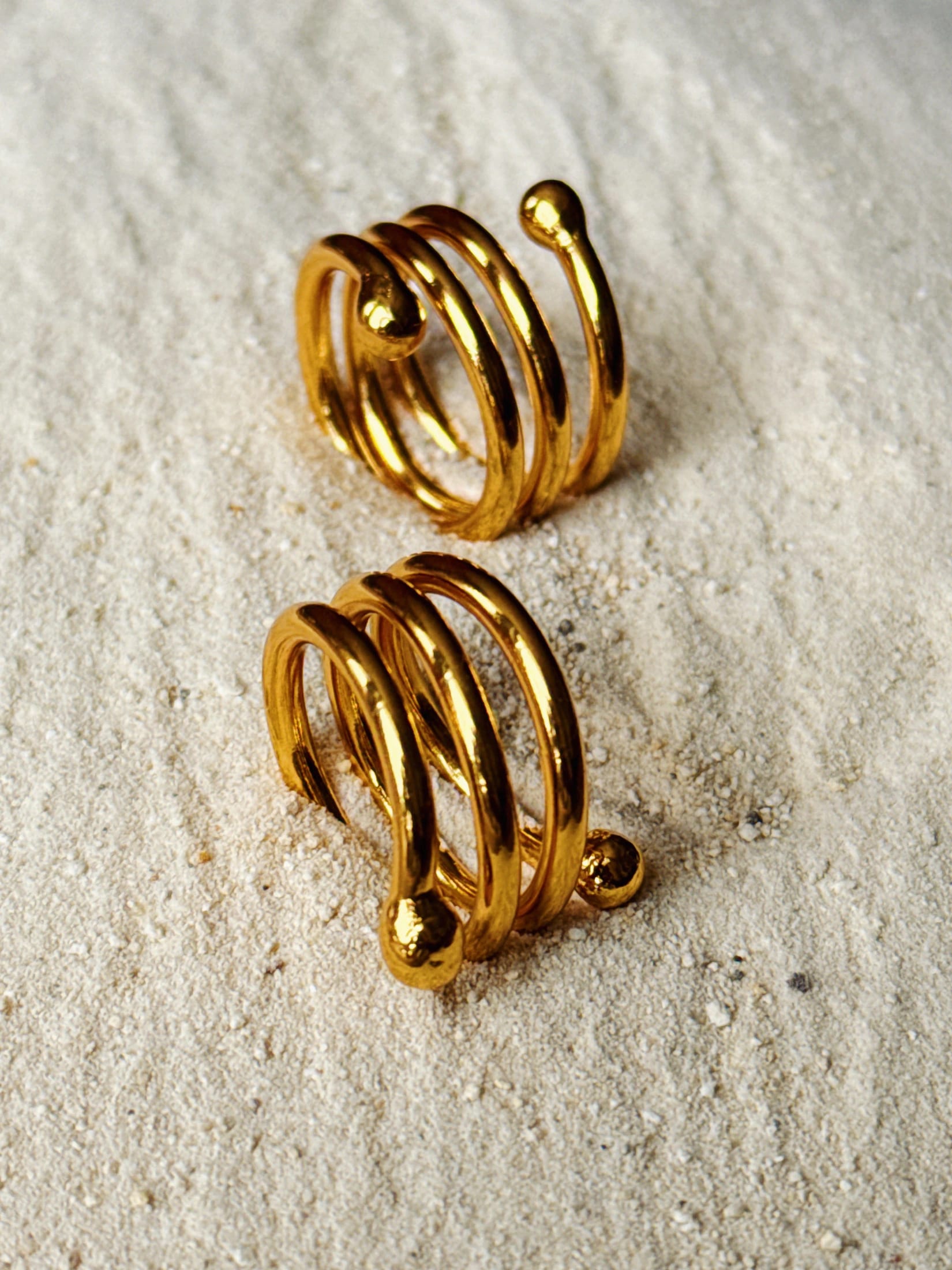 PRE-COLUMBIAN TORSADE RING - imagen 1
