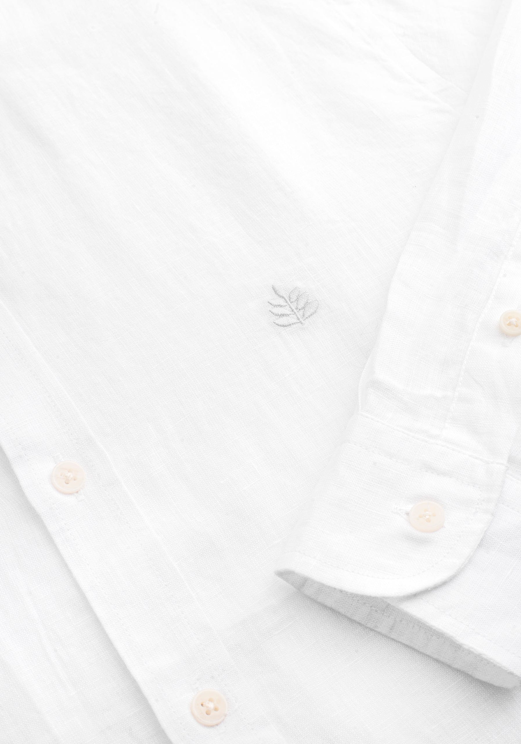 Camisa H CBD Lino L-Atn Blanco - imagen 3
