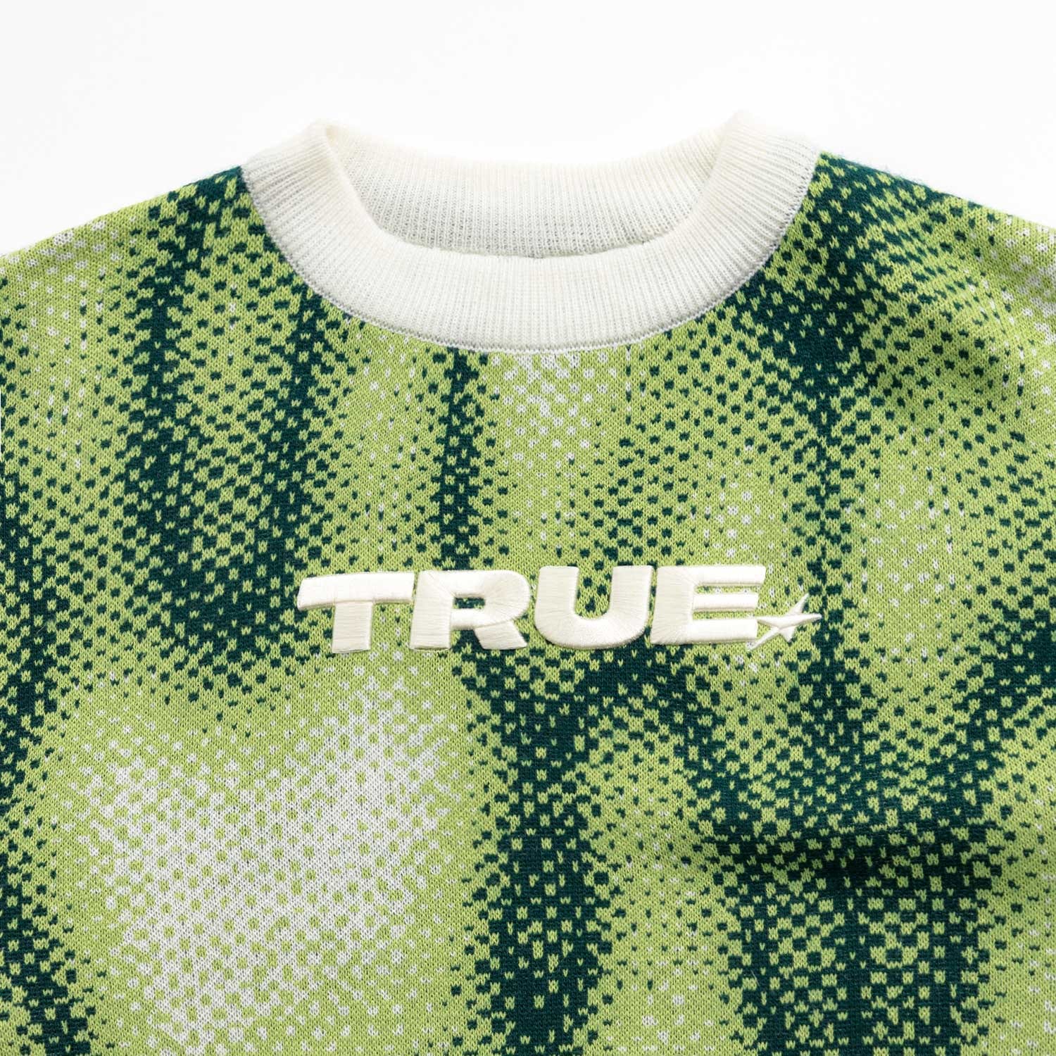Blurred Knit Pullover - Green - imagen 4
