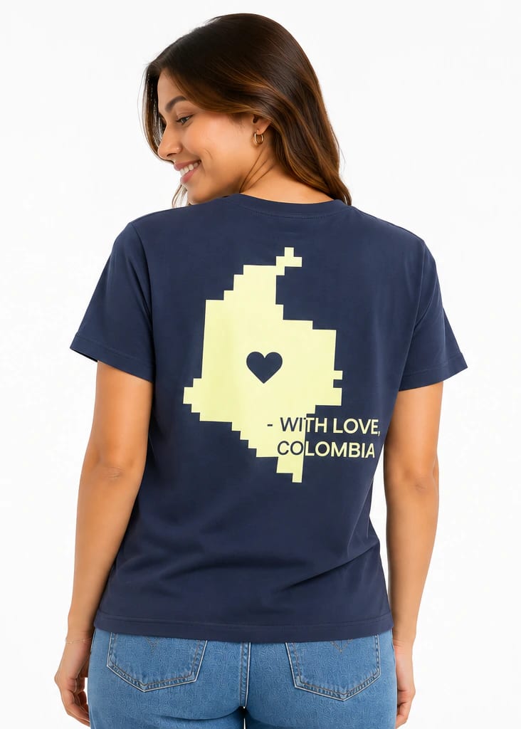 CTW Camiseta With Love Colombia azul oscuro - imagen 2