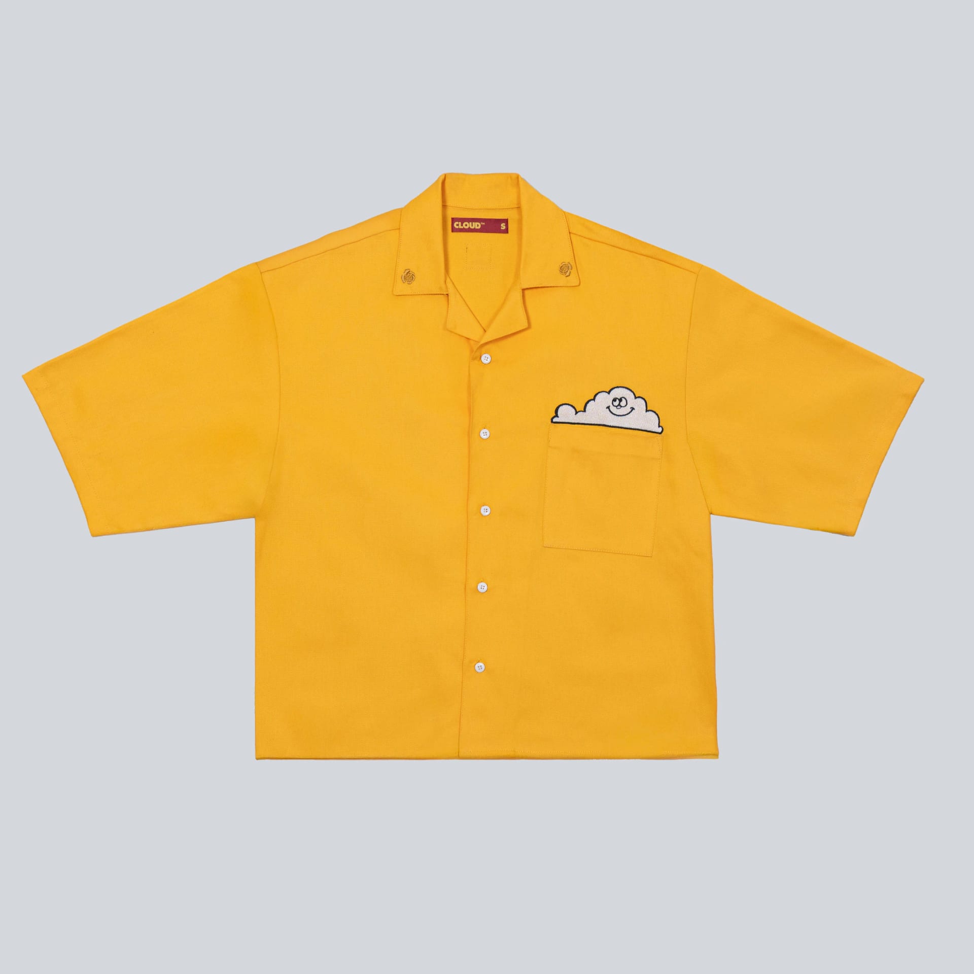 Camisa de botones nube amarilla - imagen 1