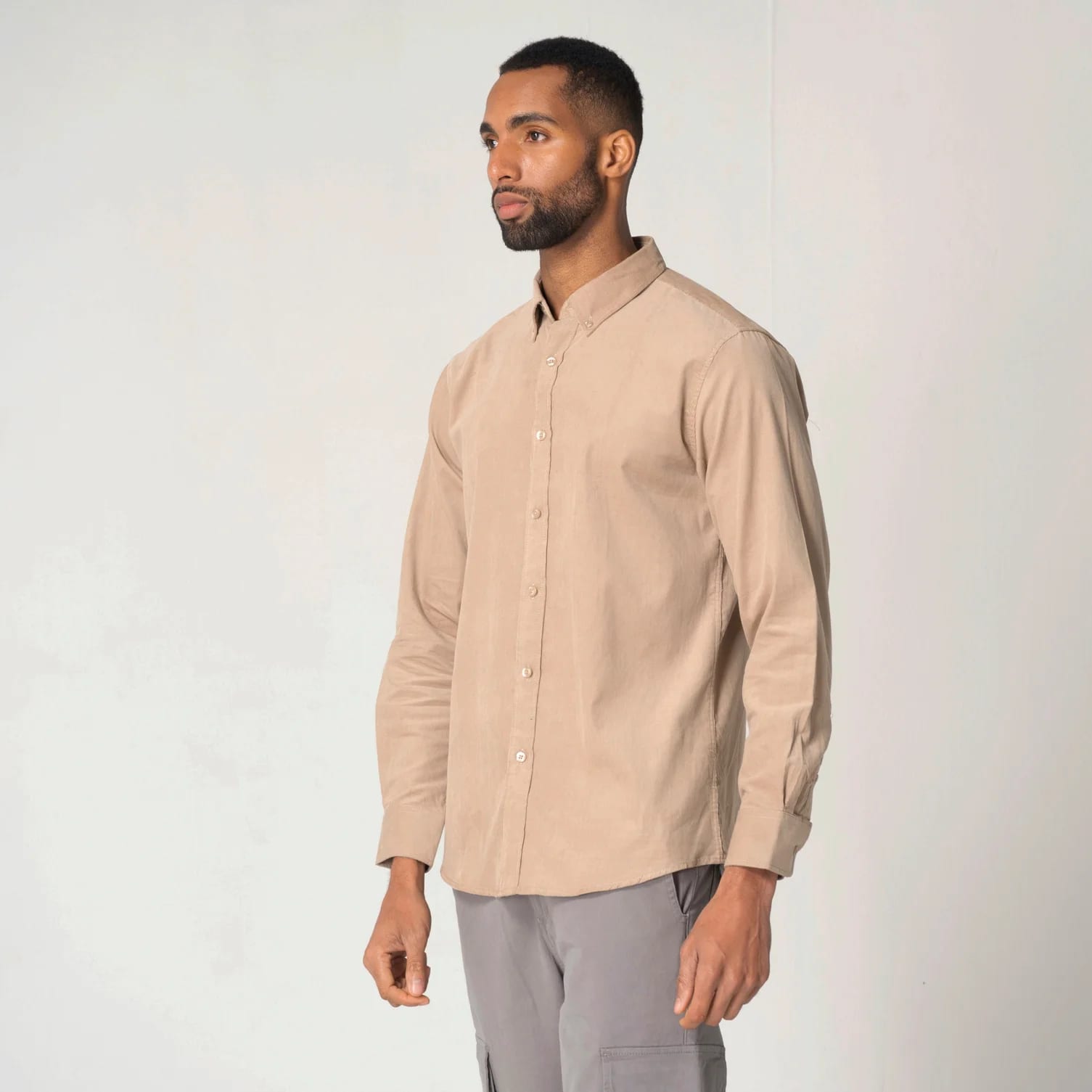 Camisa Slim Unicolor Manga Larga Ford - imagen 7