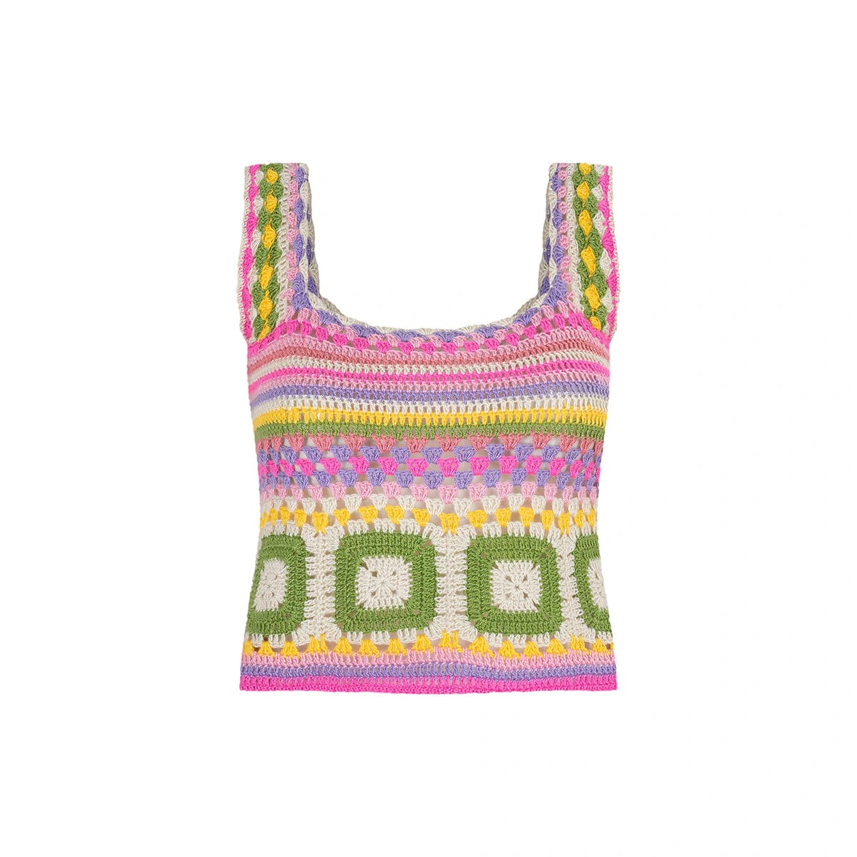 Crochet Knitted Top - Limón - imagen 1