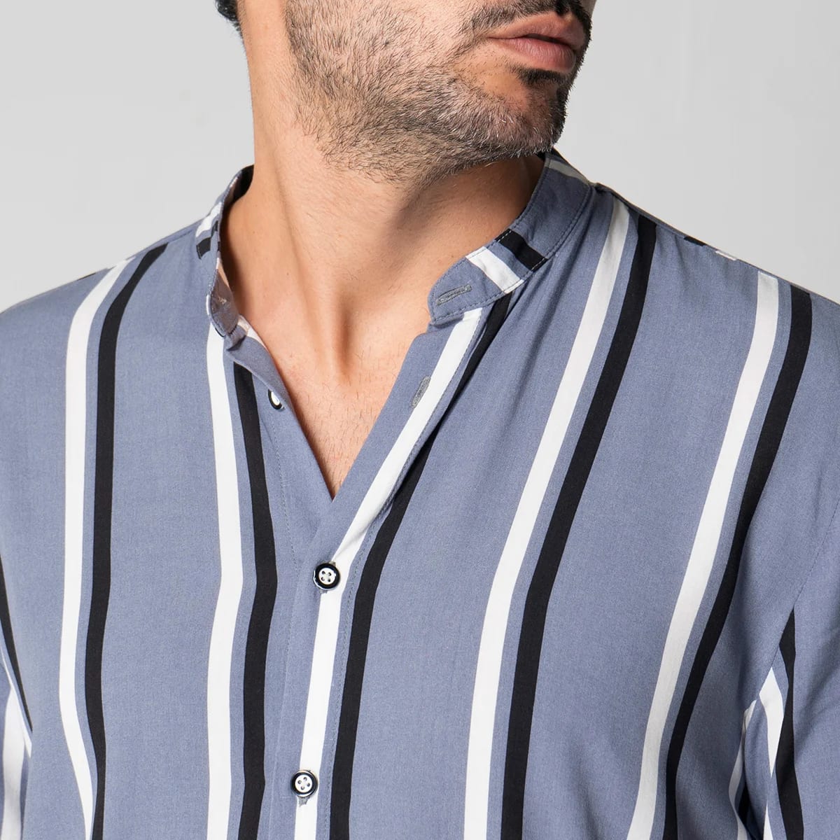 Camisa Rallas Manga Corta Slim Garnica - imagen 11