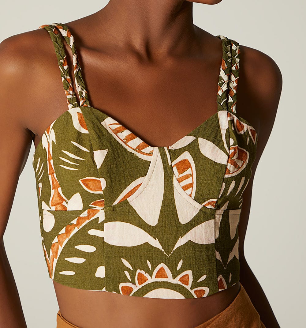 Blusa tiras trenzadas - imagen 5