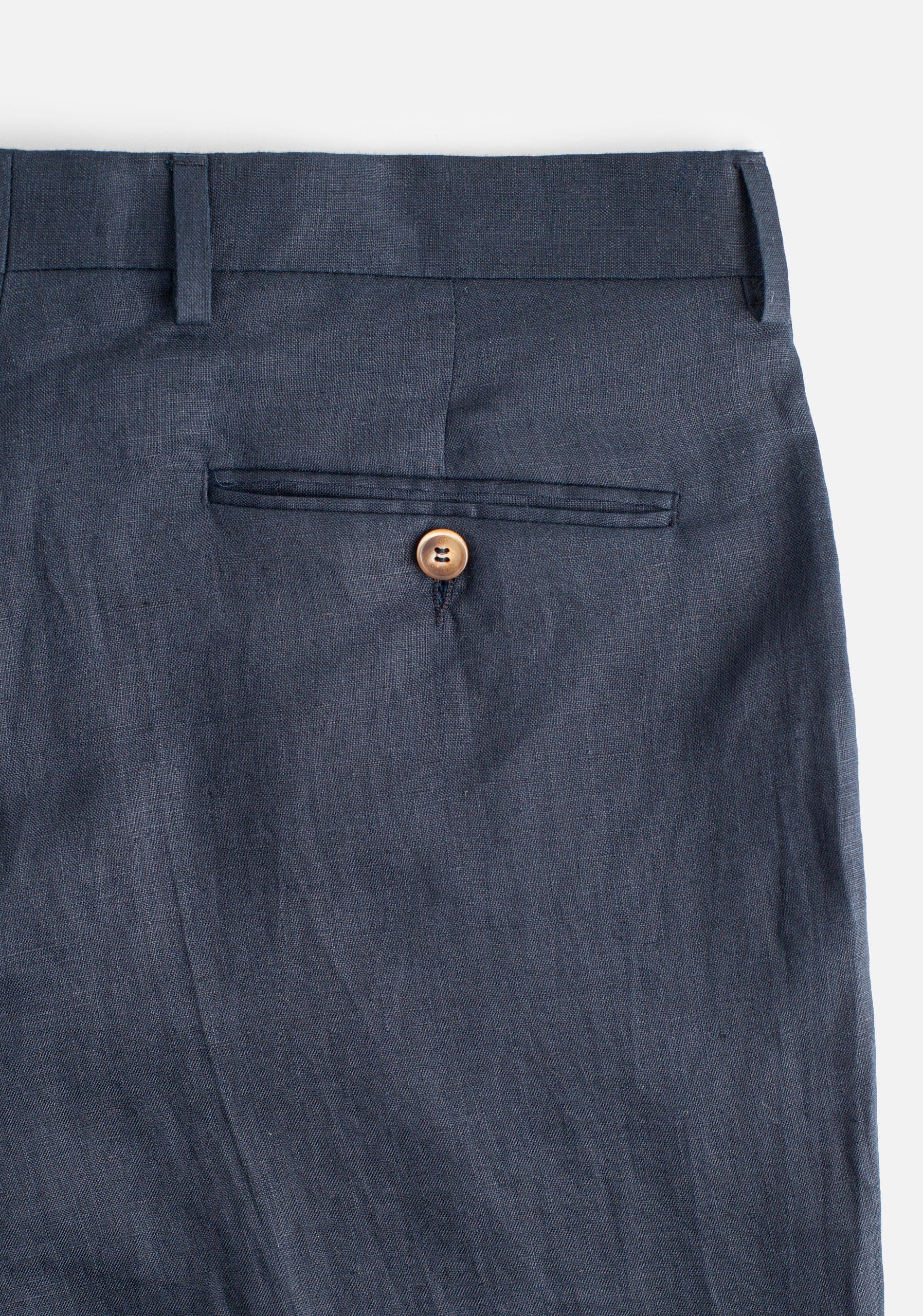 Pantalón Perugia Lino Azul Oscuro - imagen 2