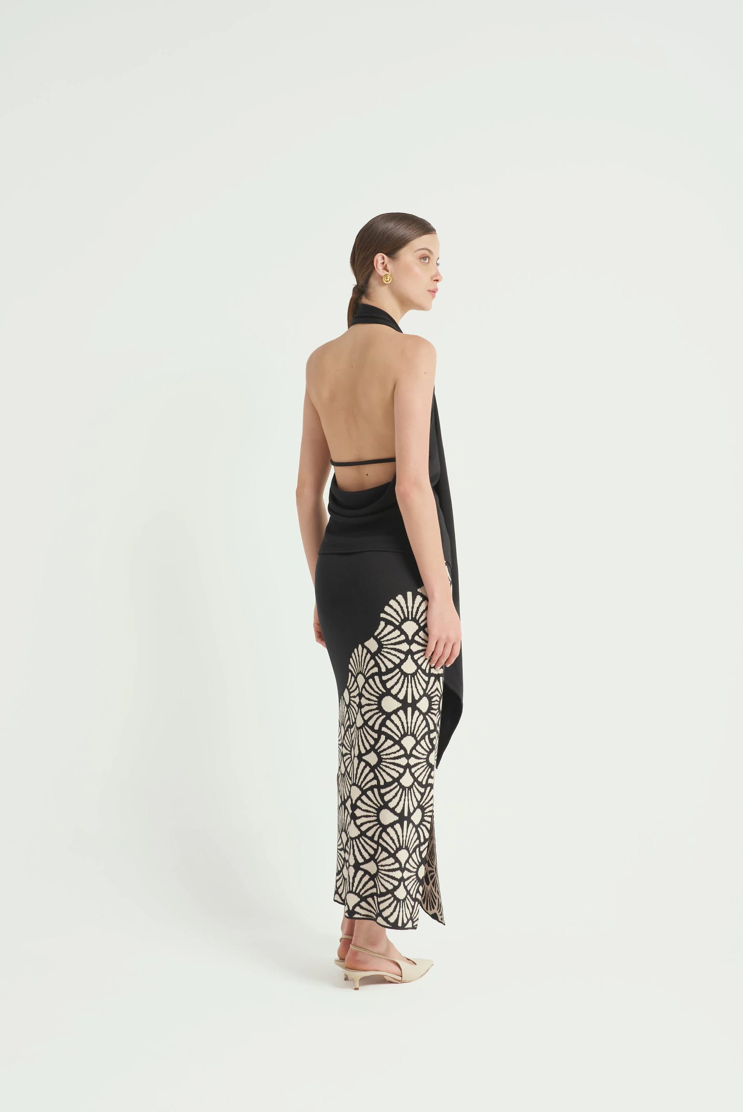Falda Venus Negro-Beige - imagen 2