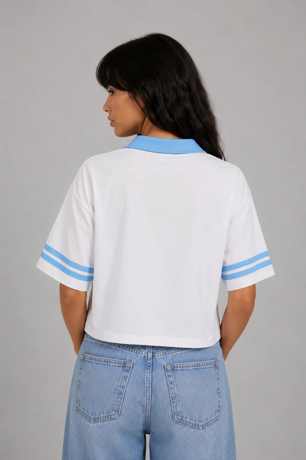Camiseta Boxy Flor-Blanca - imagen 4