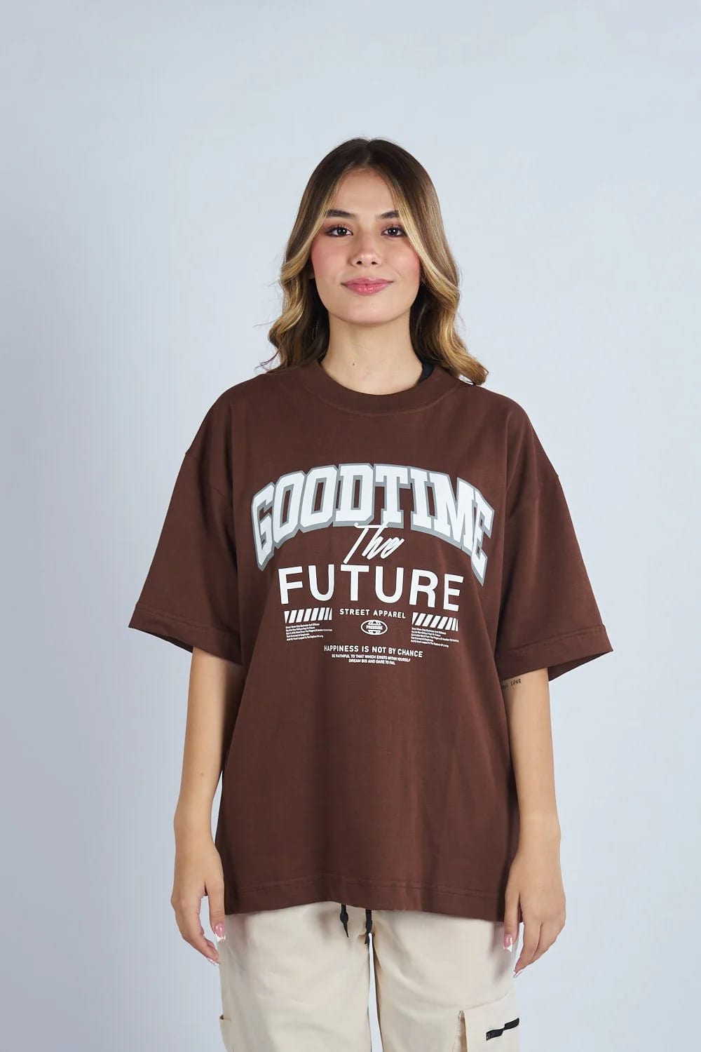 Camiseta oversize estampado Good Time Cafe | DROP 03 | - imagen 6