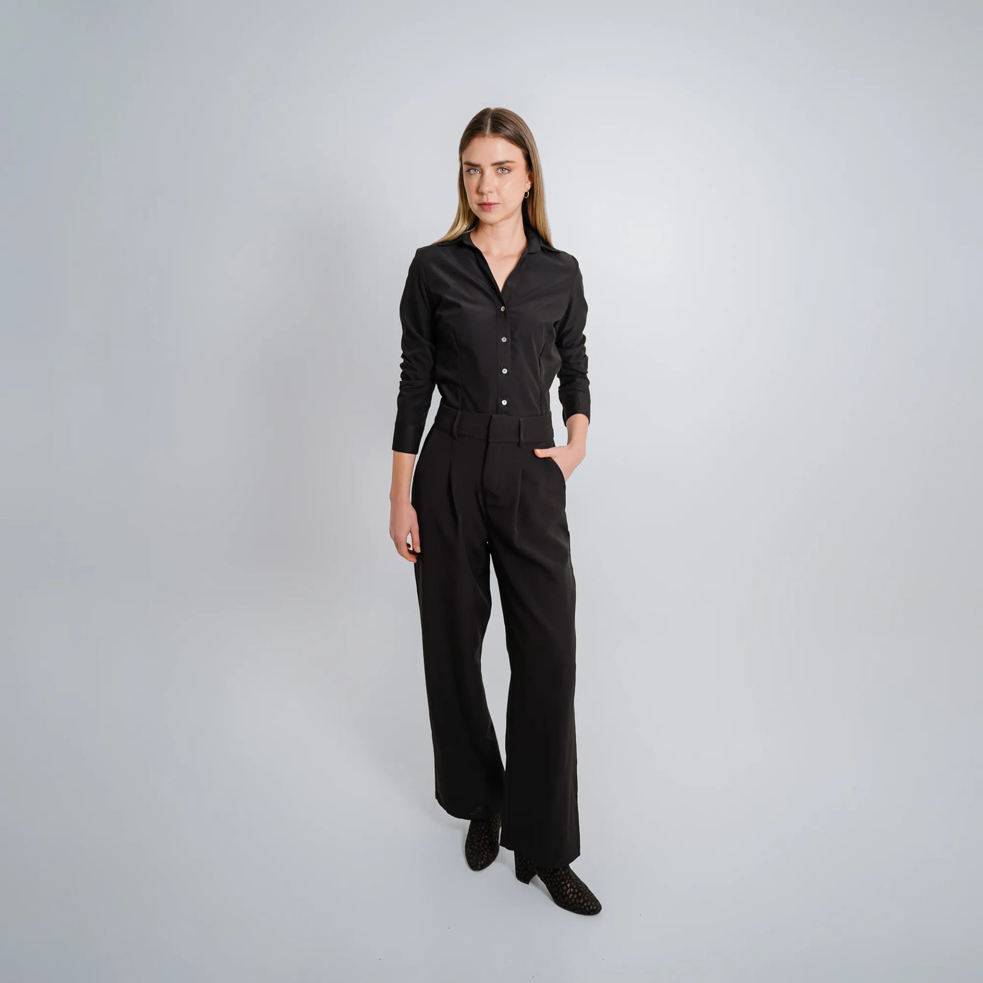 Pantalon Tiro Alto Bota Recta - imagen 18